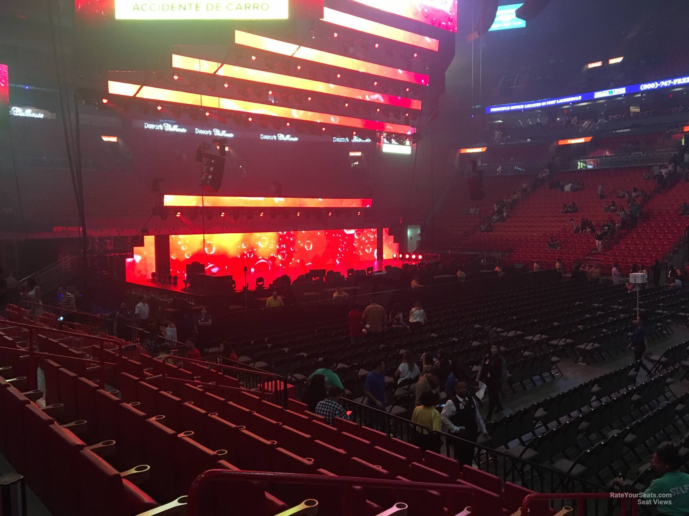 section 118, row 10 seat view  for concert - kaseya center