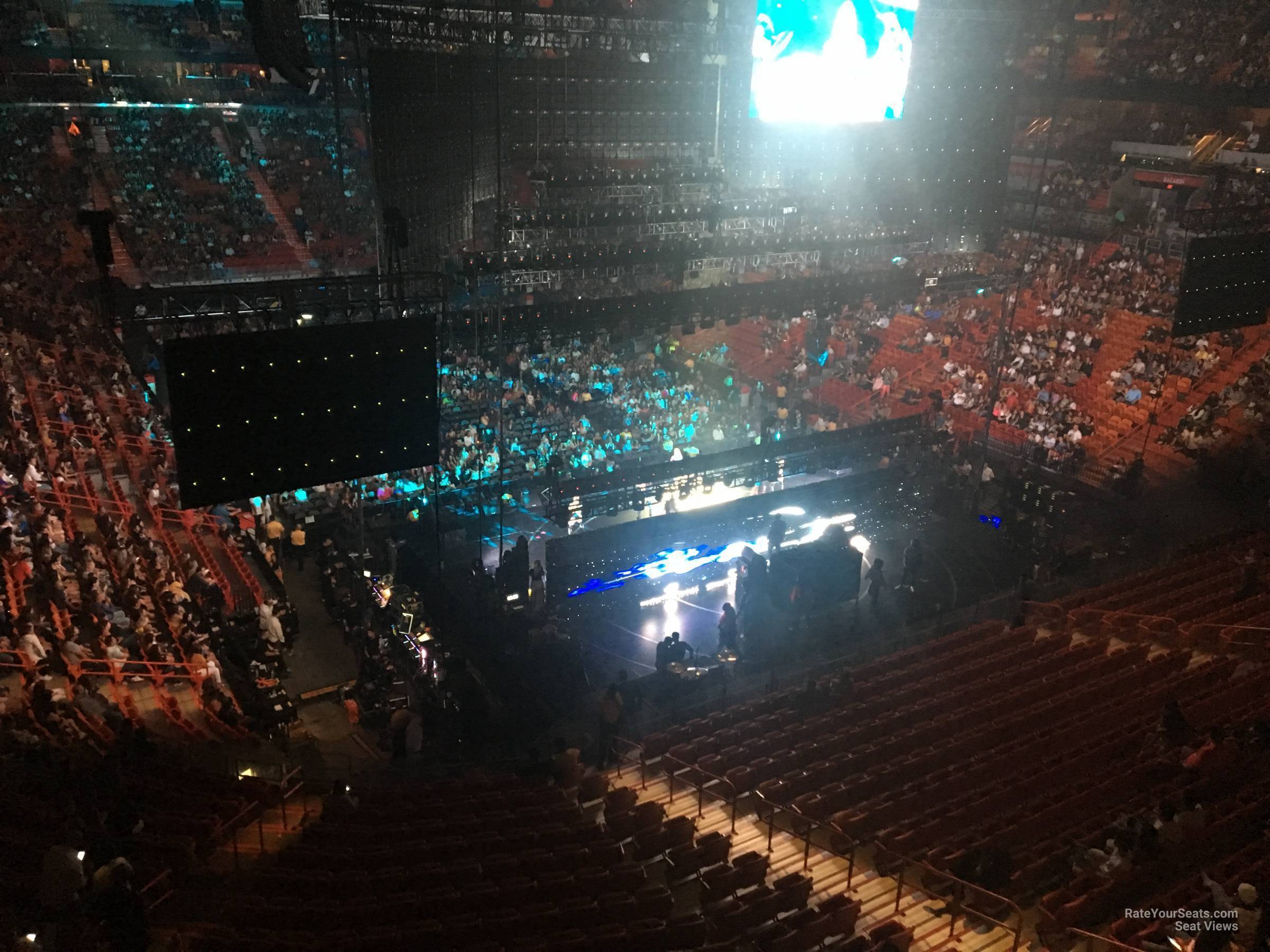 section 303, row 3 seat view  for concert - ftx arena