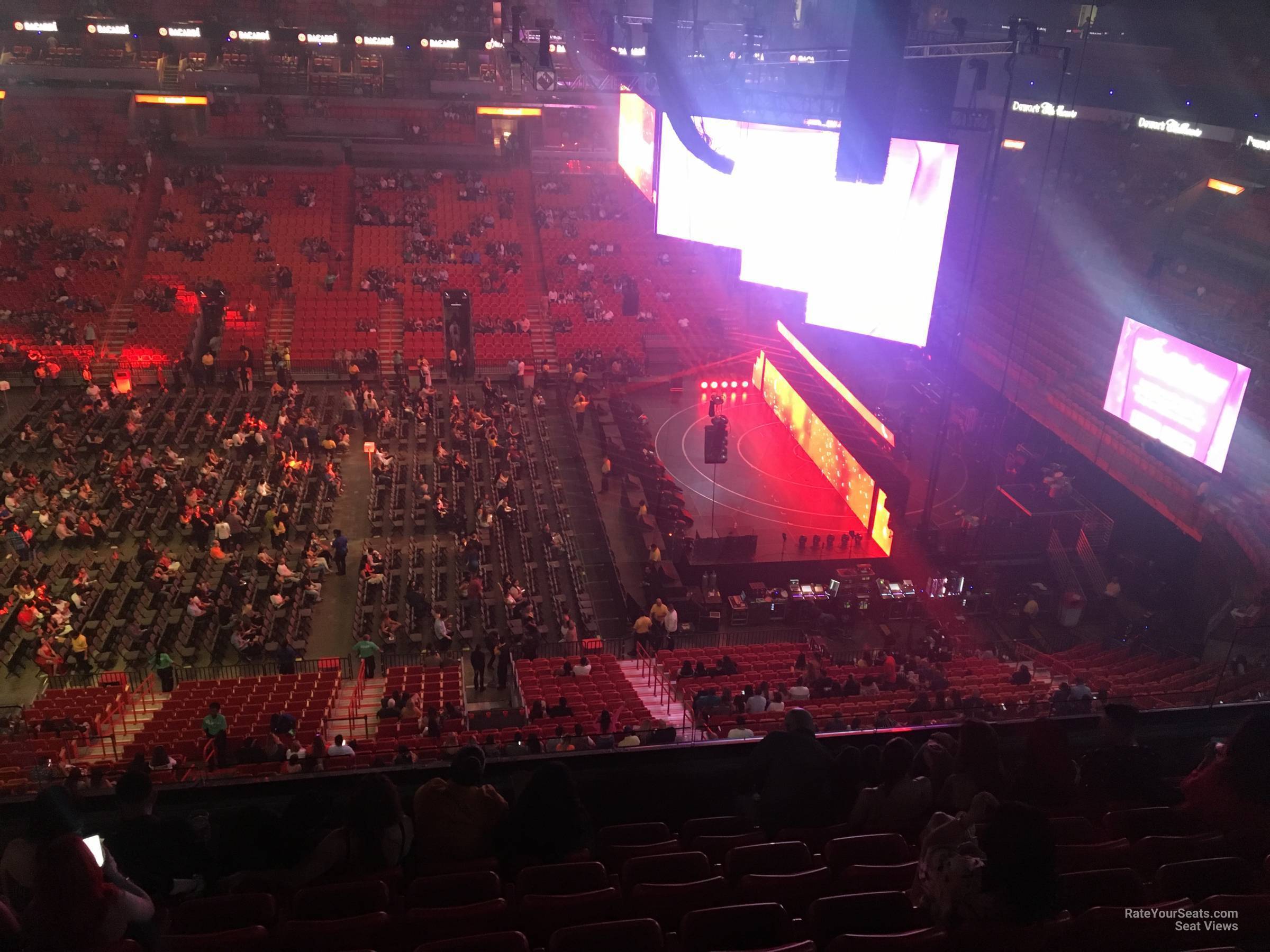 Section 308 at americanairlines arena for concerts rateyourseats