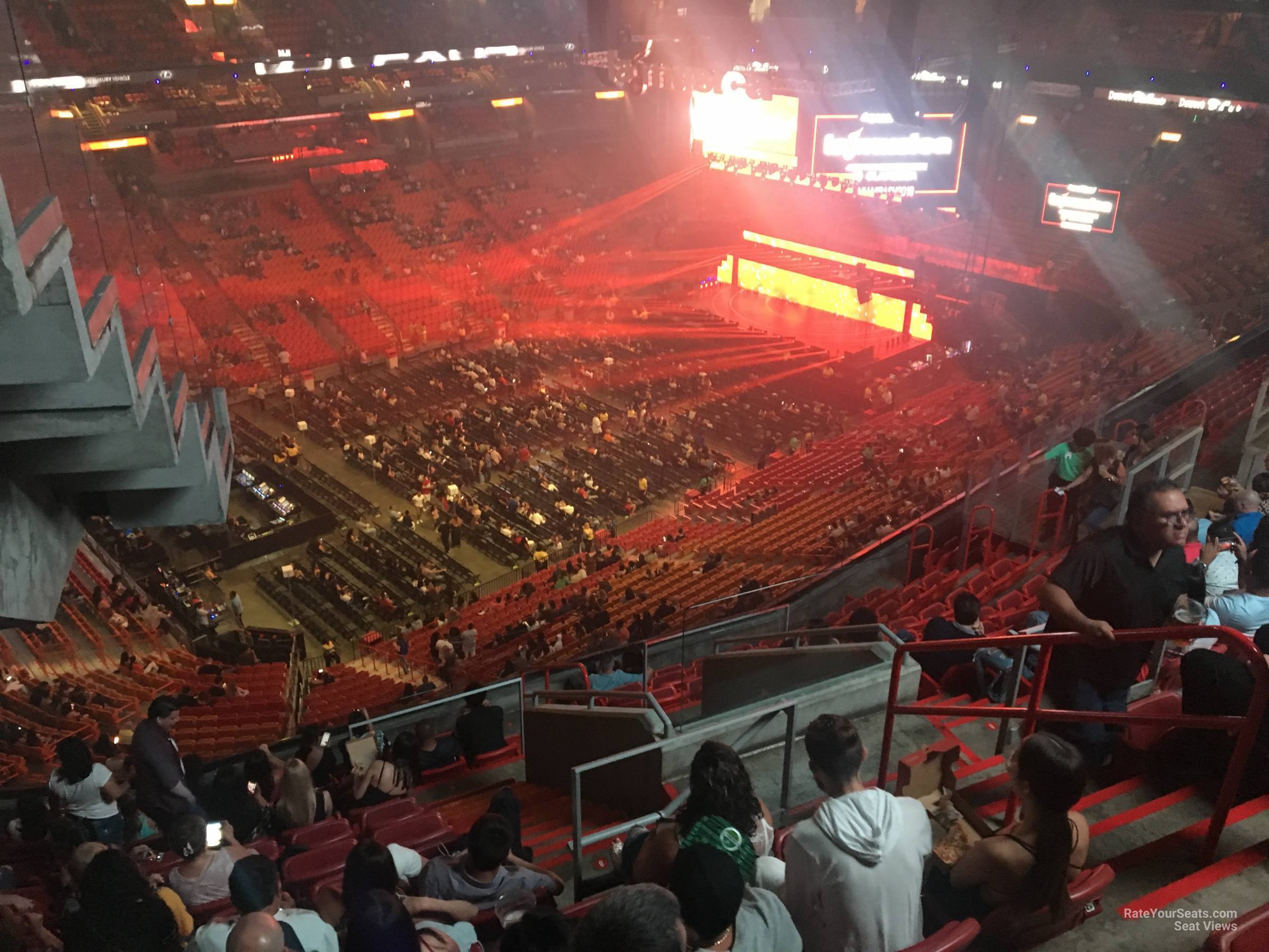 section 312, row 14 seat view  for concert - kaseya center