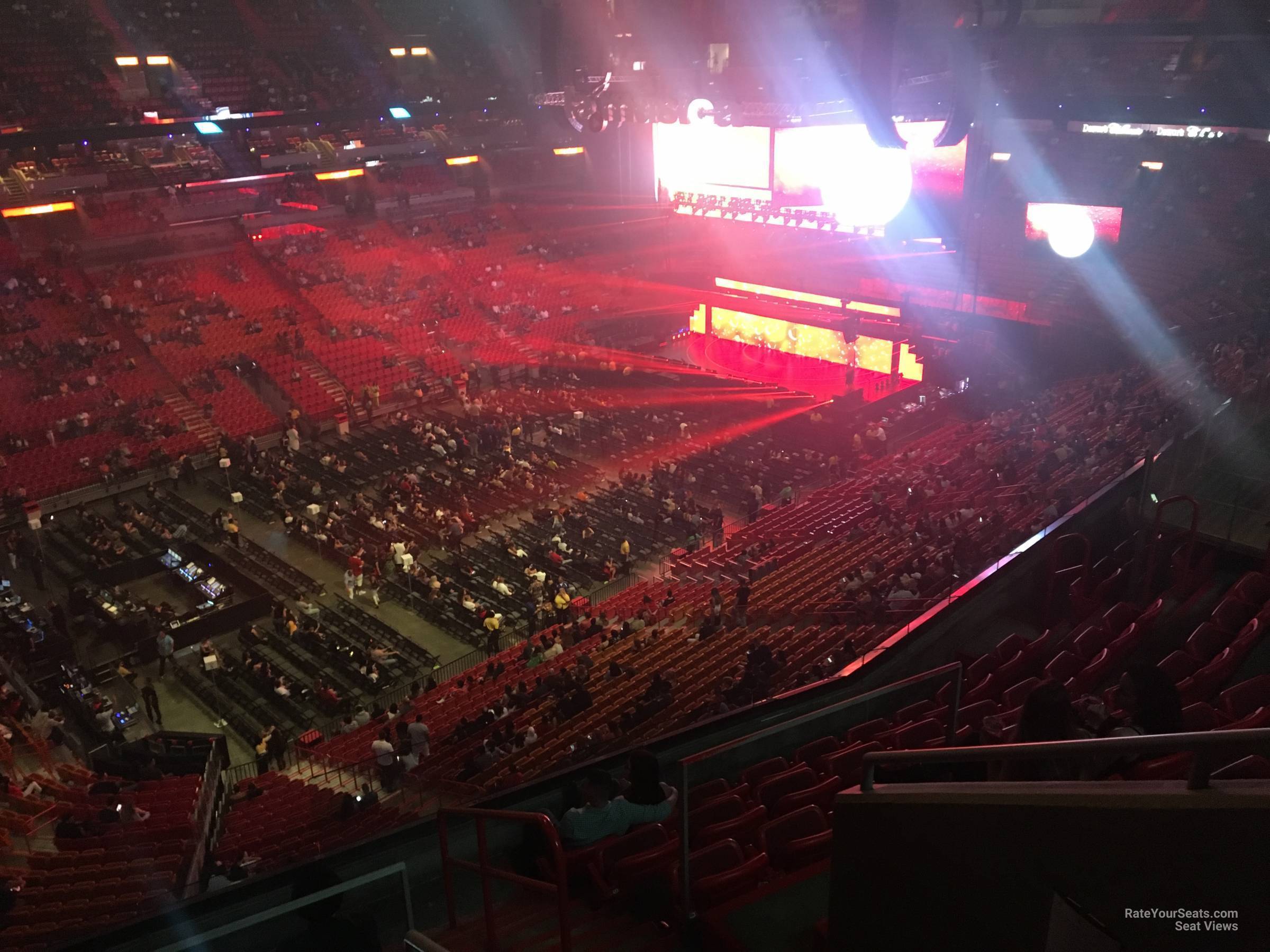 section 312, row 8 seat view  for concert - kaseya center
