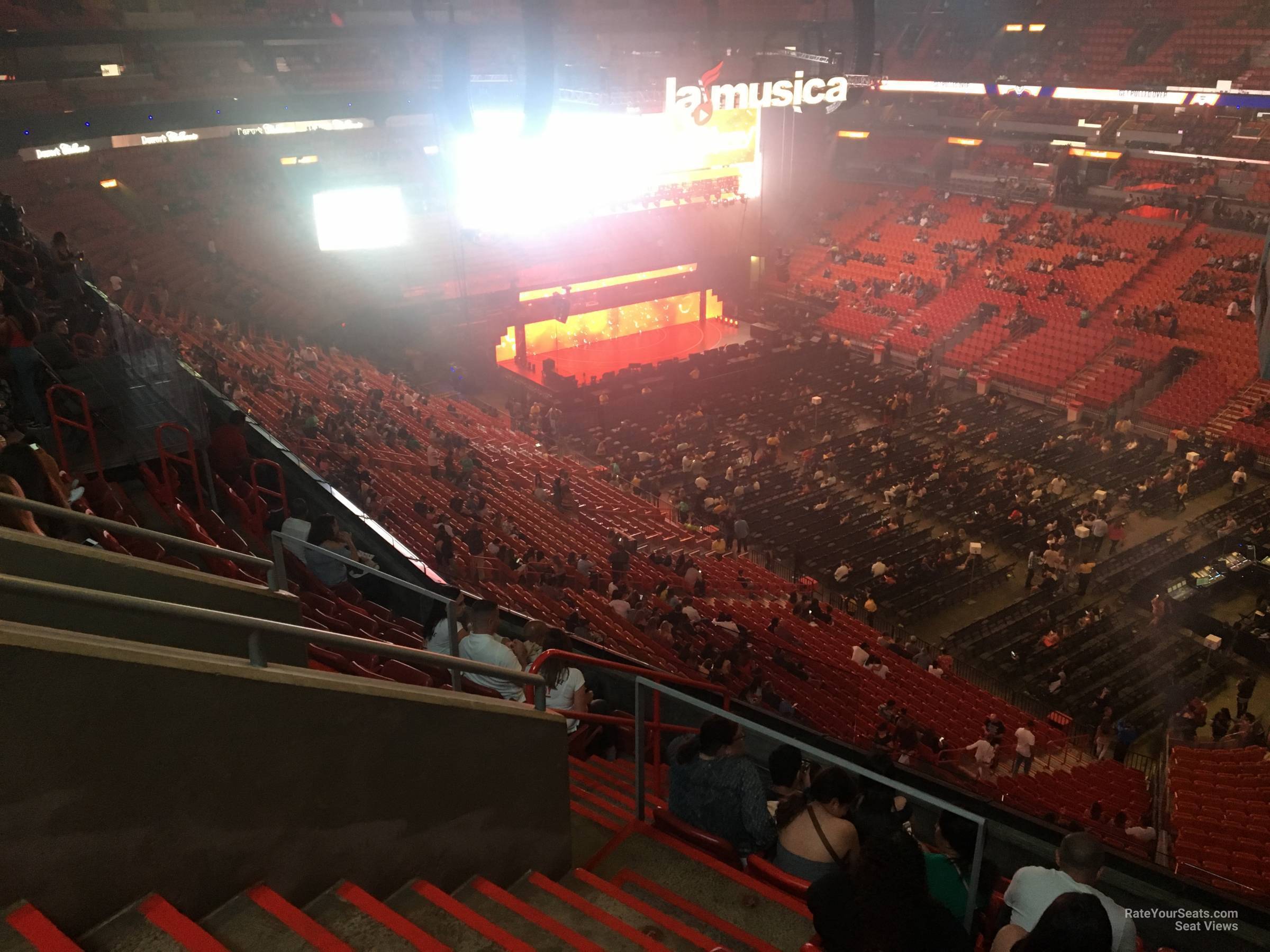 section 321, row 8 seat view  for concert - kaseya center