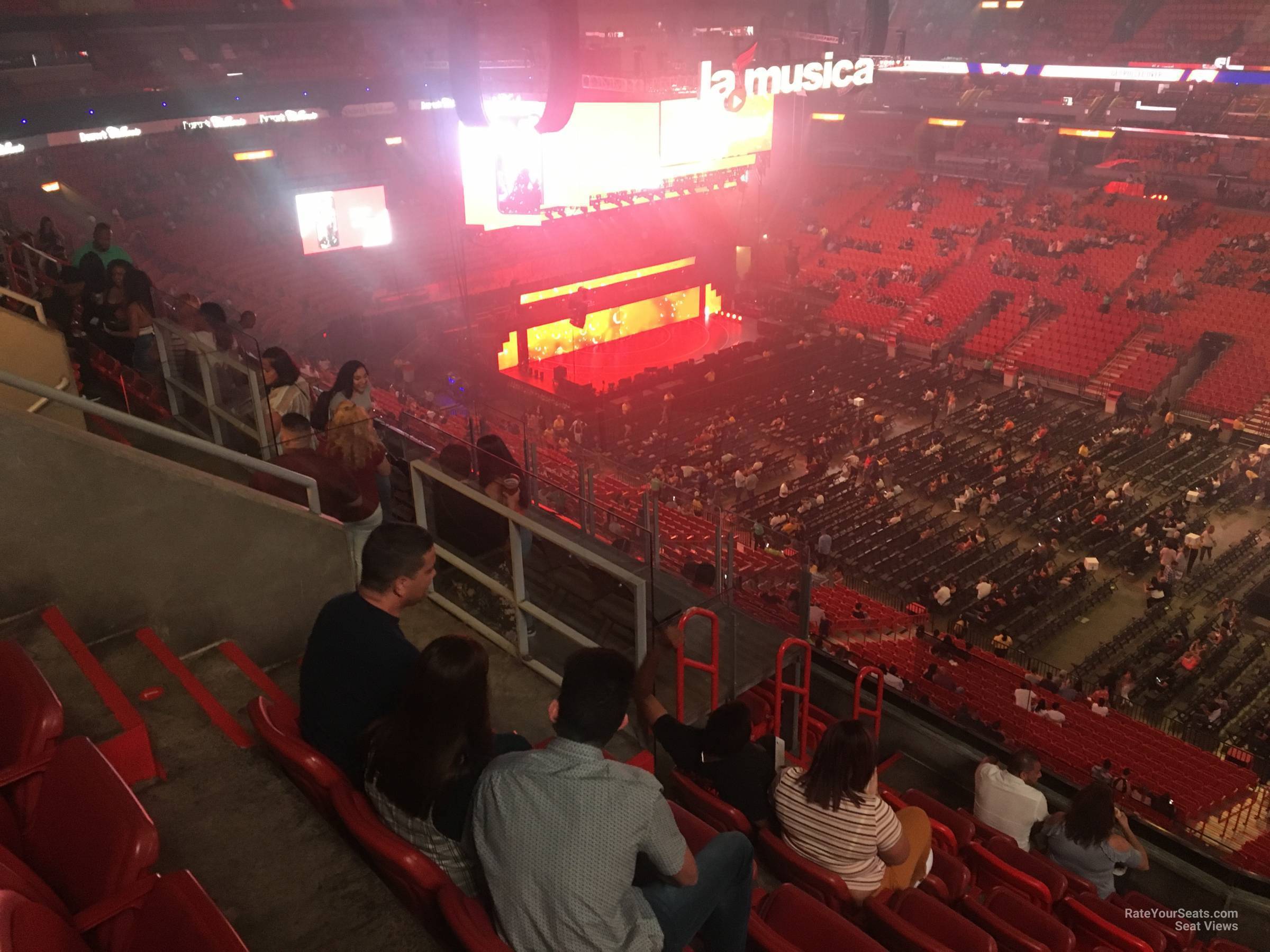 section 322, row 8 seat view  for concert - kaseya center