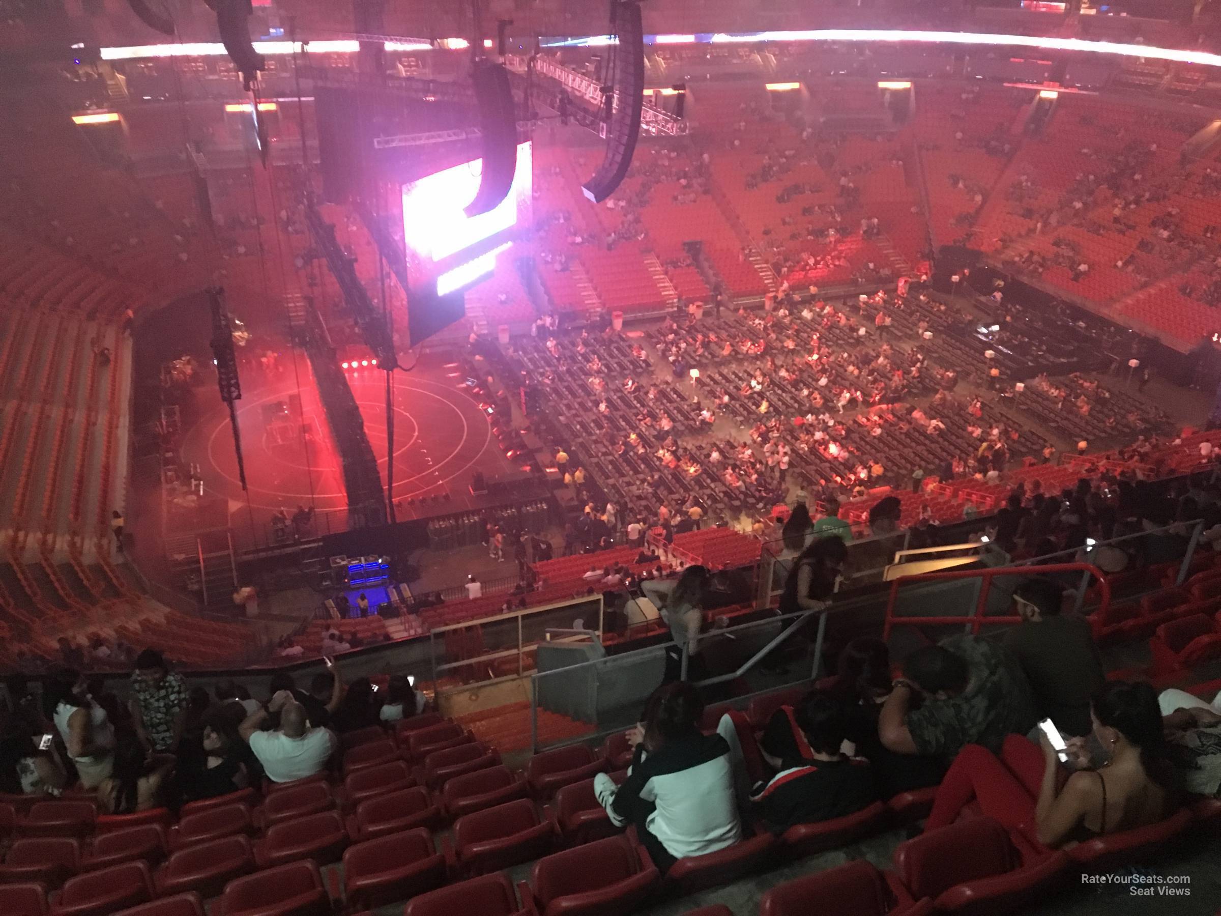 section 327, row 18 seat view  for concert - kaseya center