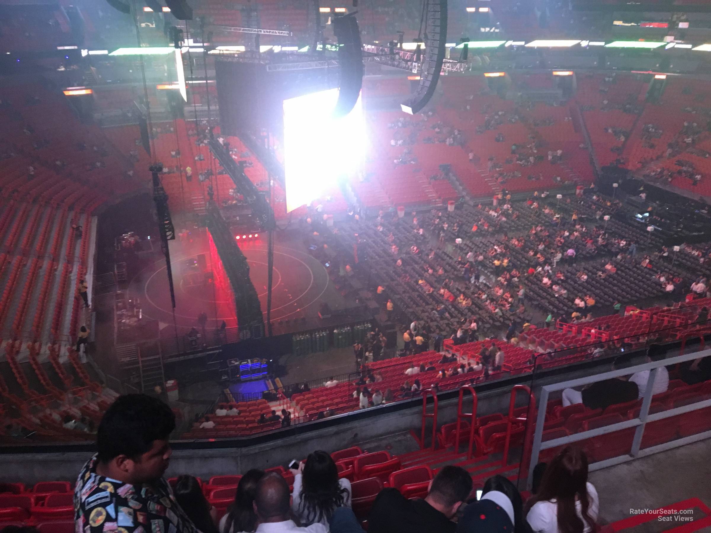 section 327, row 8 seat view  for concert - kaseya center