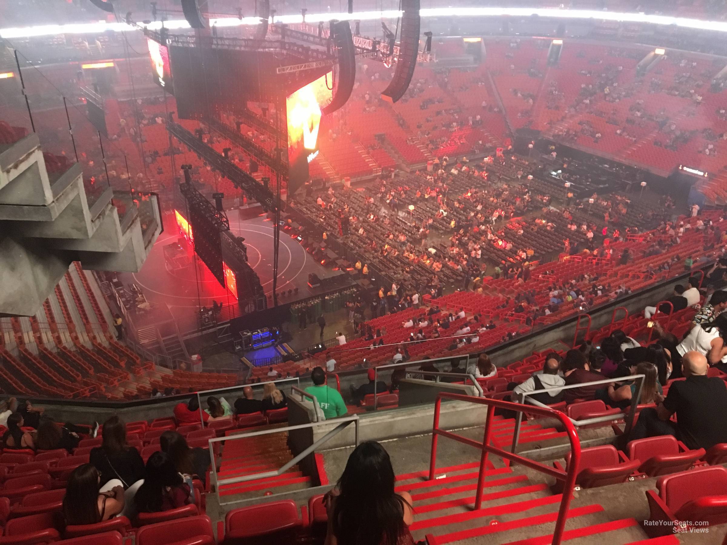 section 328, row 14 seat view  for concert - ftx arena