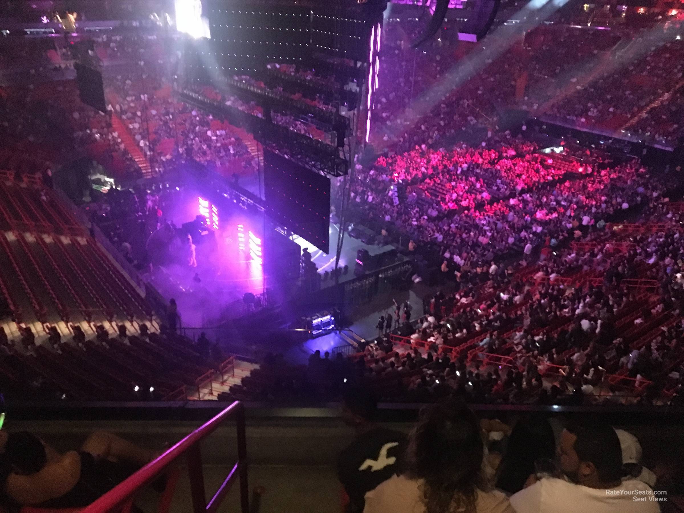 section 329, row 3 seat view  for concert - ftx arena