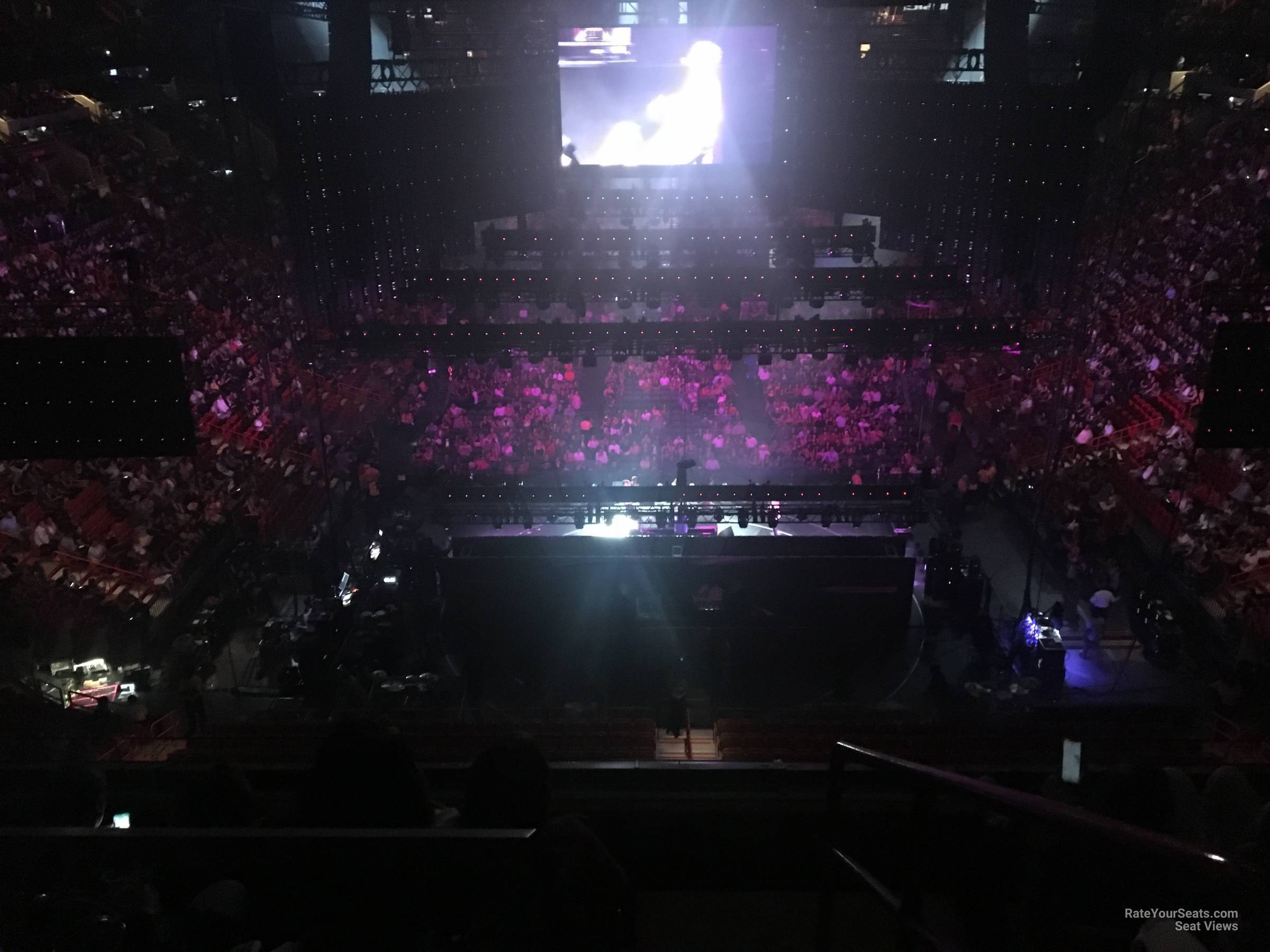 section 332, row 3 seat view  for concert - ftx arena