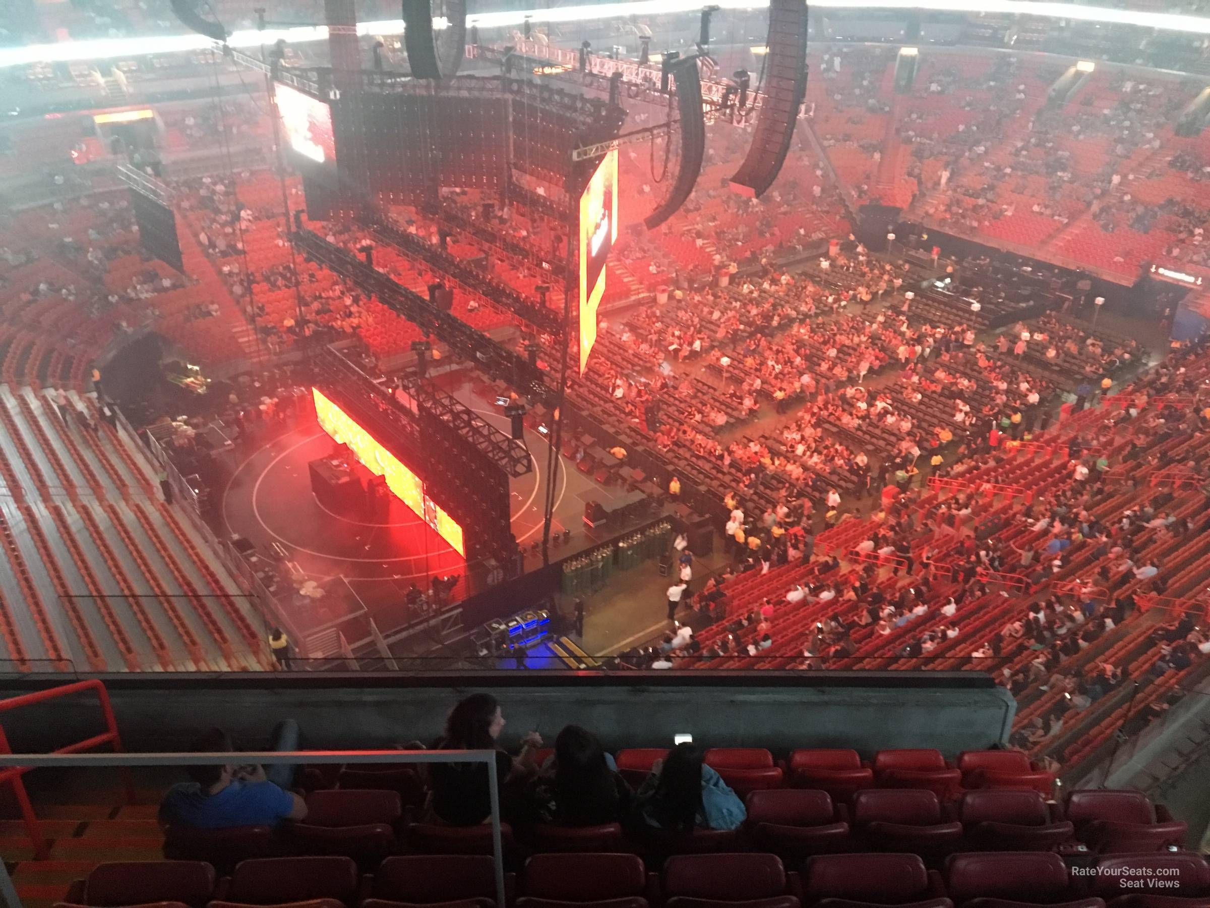 section 401, row 8 seat view  for concert - kaseya center