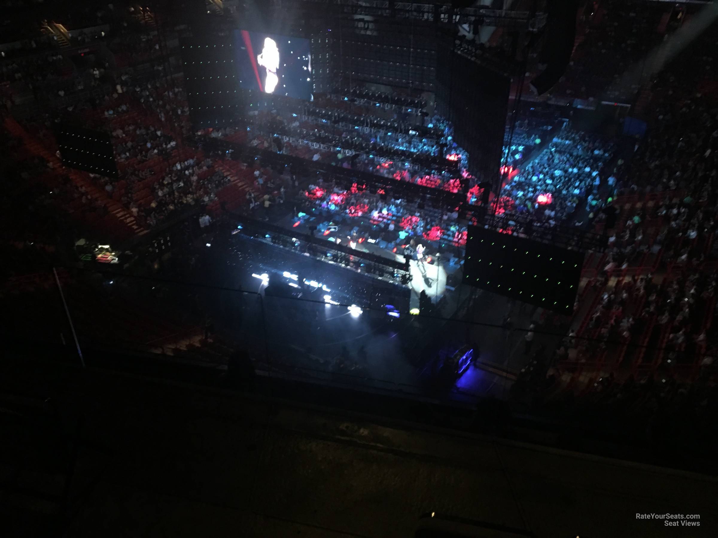 section 403, row 4 seat view  for concert - miami-dade arena