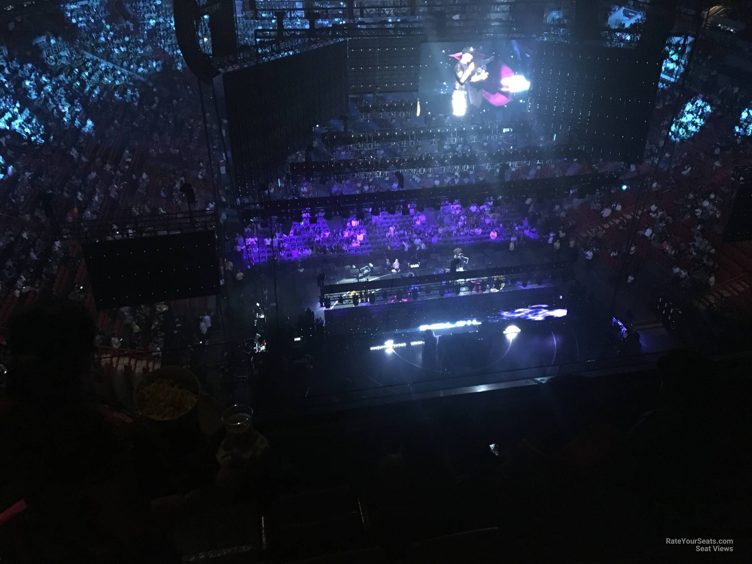 section 406, row 4 seat view  for concert - ftx arena
