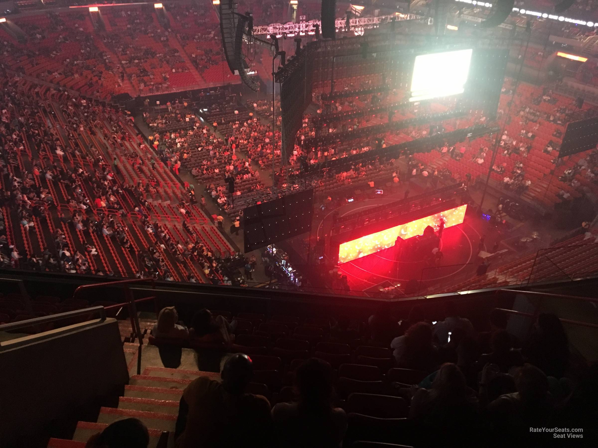 section 408, row 10 seat view  for concert - ftx arena