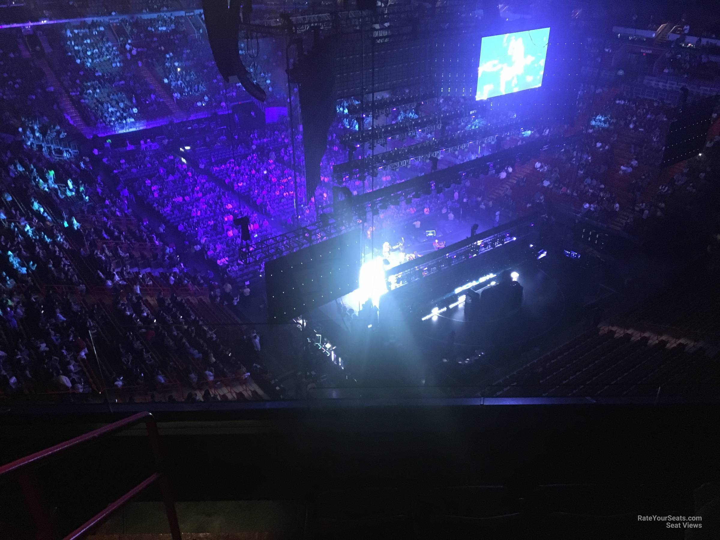 section 408, row 4 seat view  for concert - kaseya center