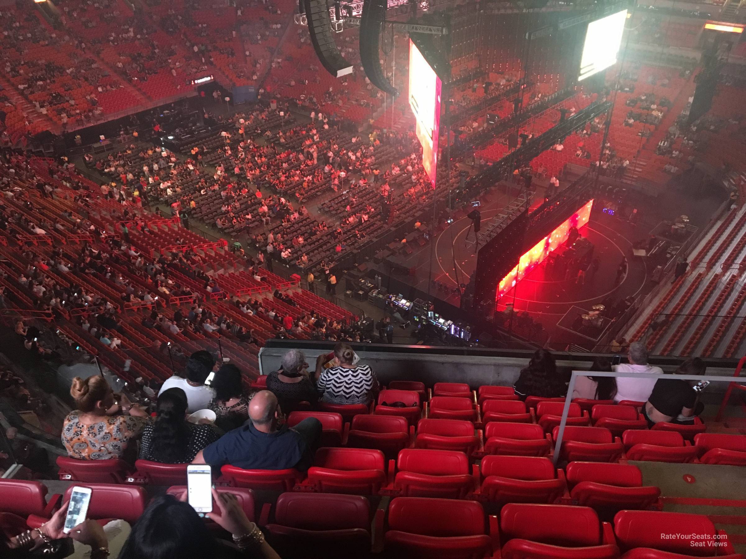 section 410, row 8 seat view  for concert - kaseya center