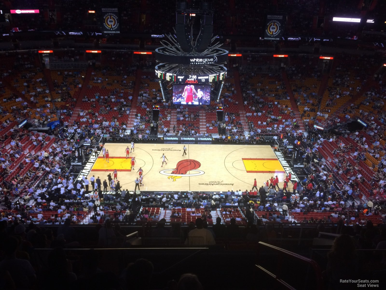 section 309, row 14 seat view  for basketball - ftx arena