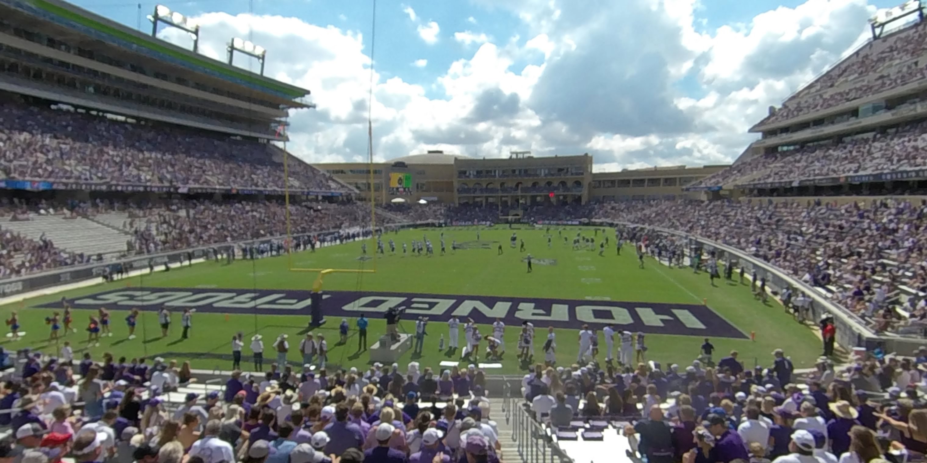 section 113 panoramic seat view  - amon carter stadium