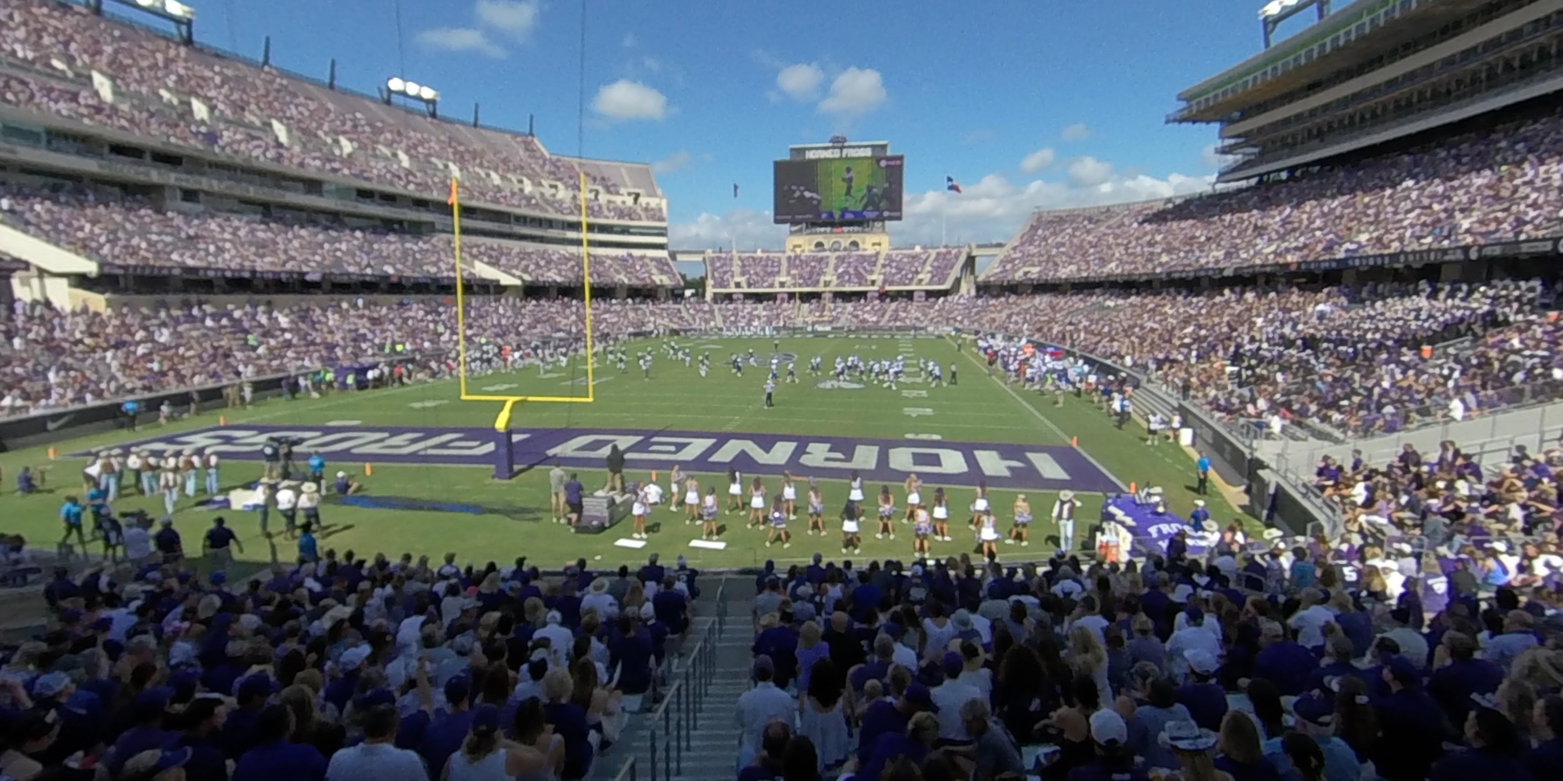 section 131 panoramic seat view  - amon carter stadium