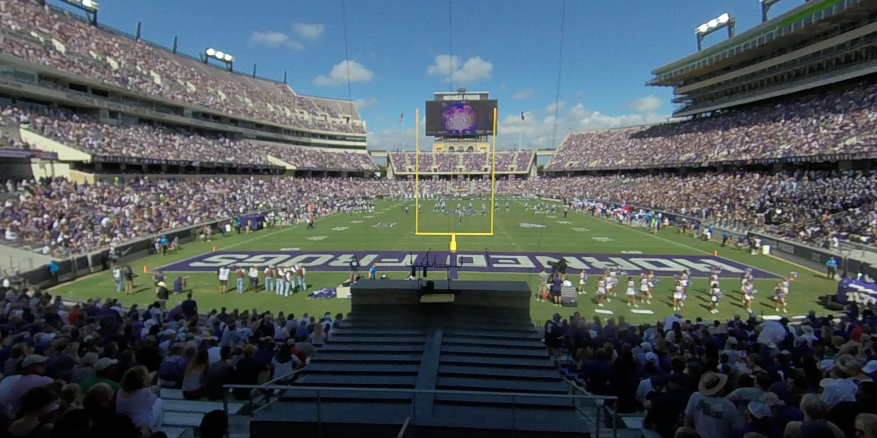 section 132 panoramic seat view  - amon carter stadium