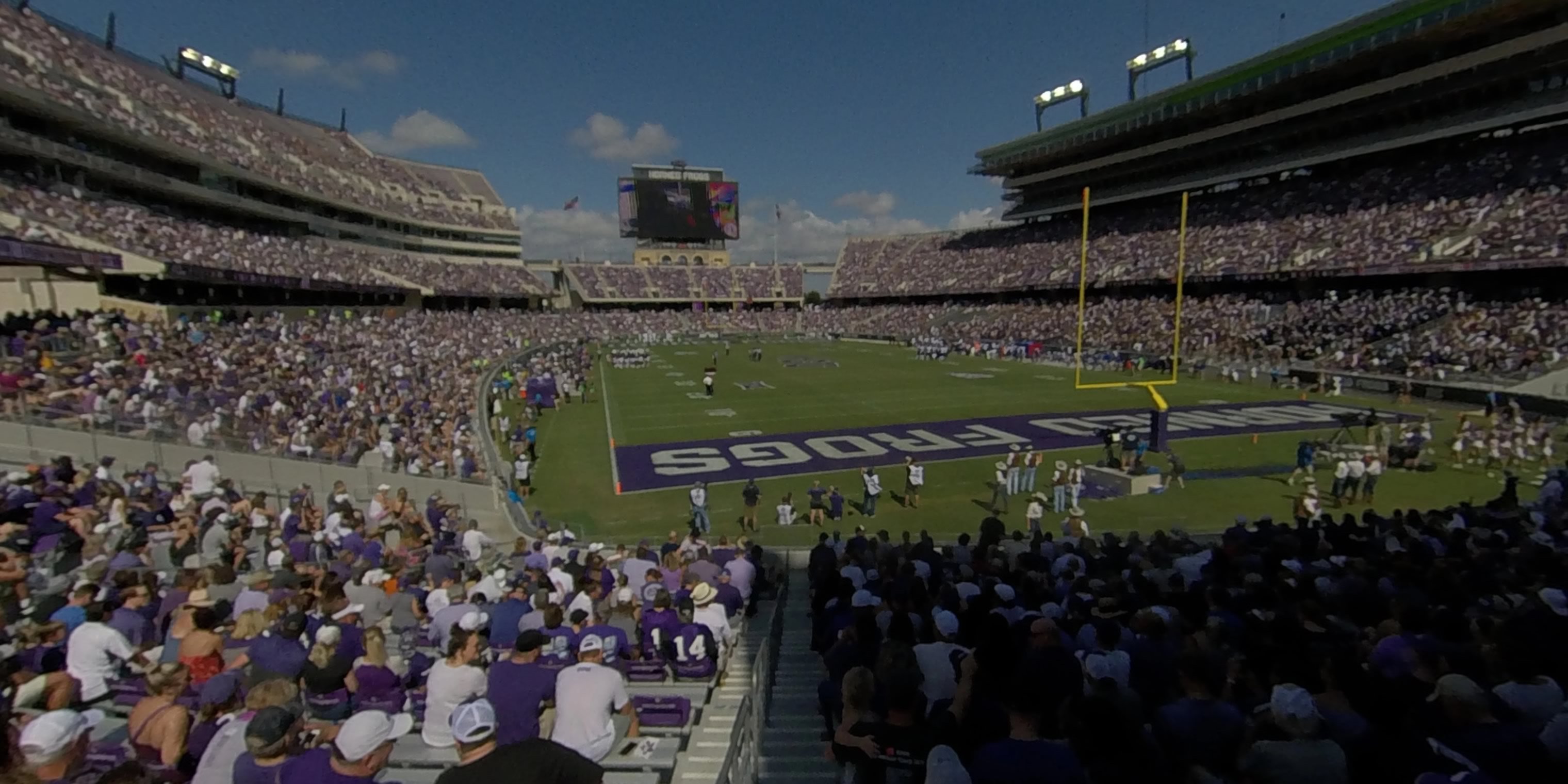 section 135 panoramic seat view  - amon carter stadium