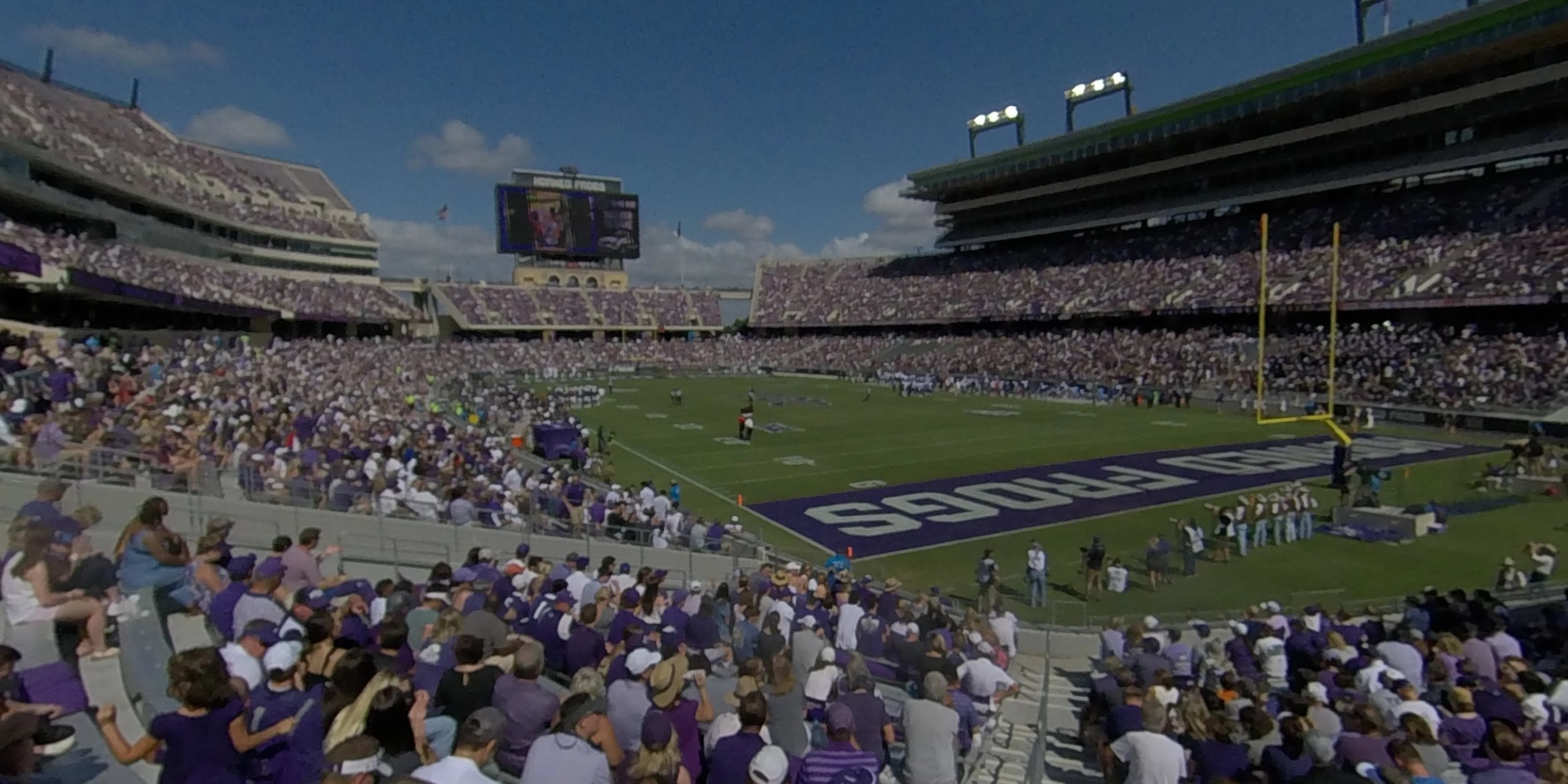 section 136 panoramic seat view  - amon carter stadium