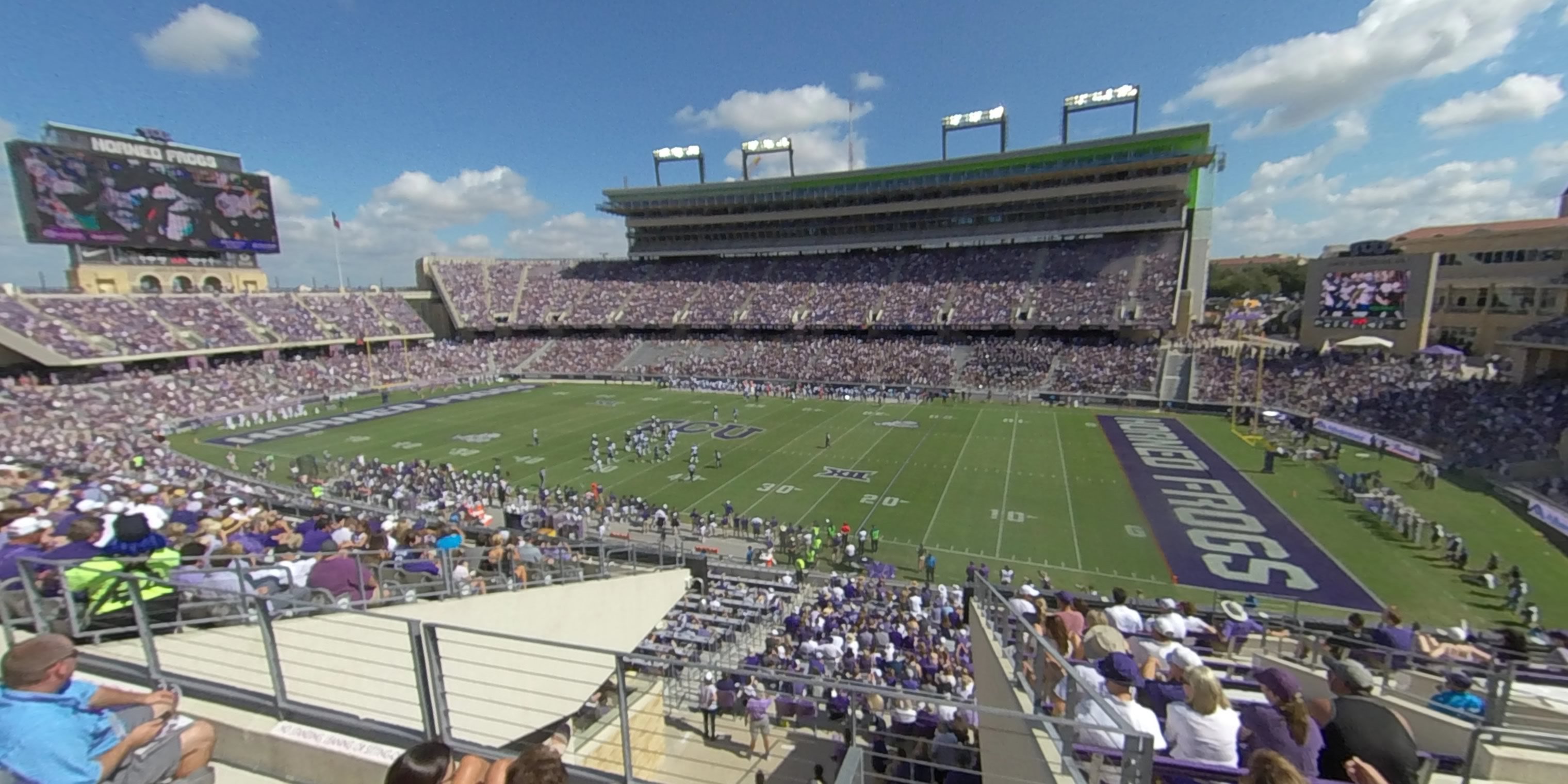 section 203 panoramic seat view  - amon carter stadium