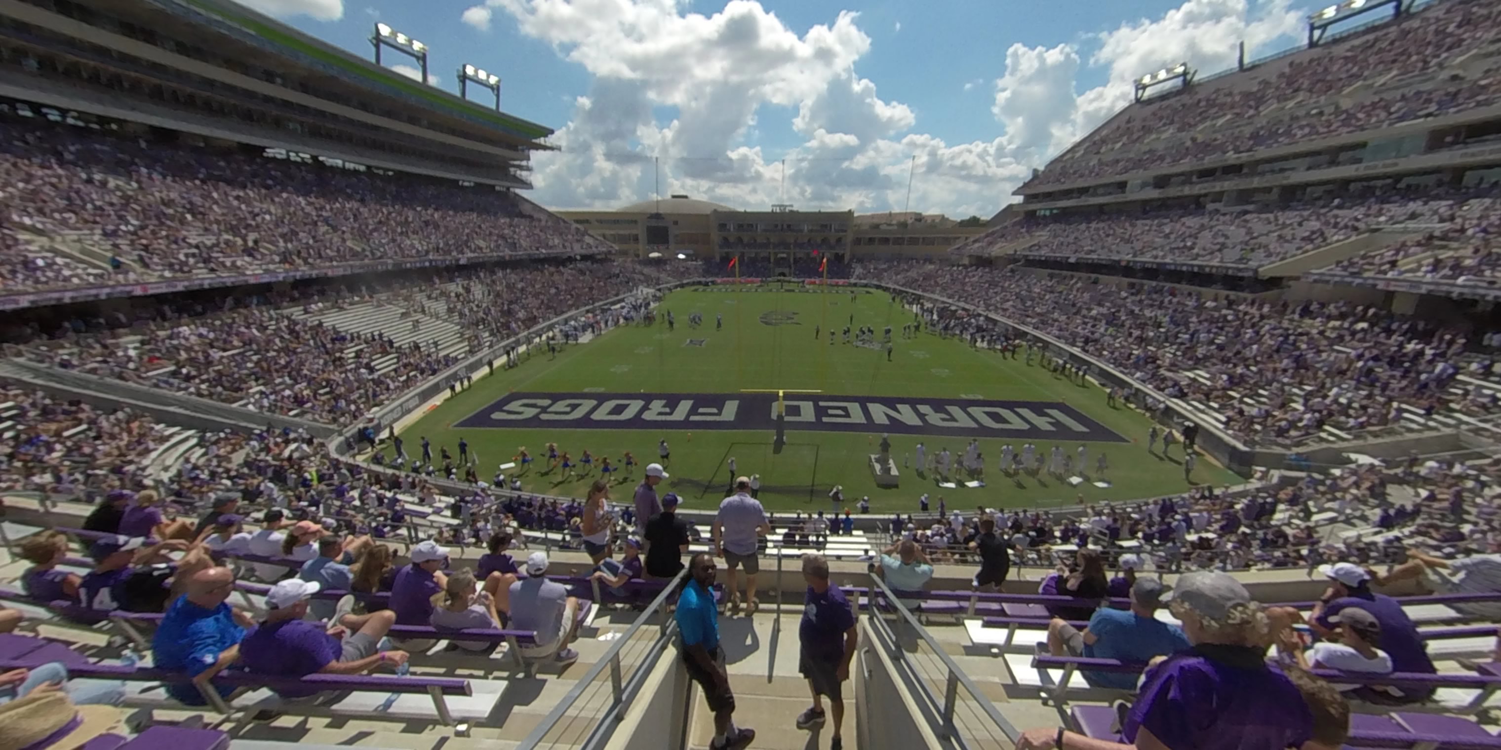 section 221 panoramic seat view  - amon carter stadium