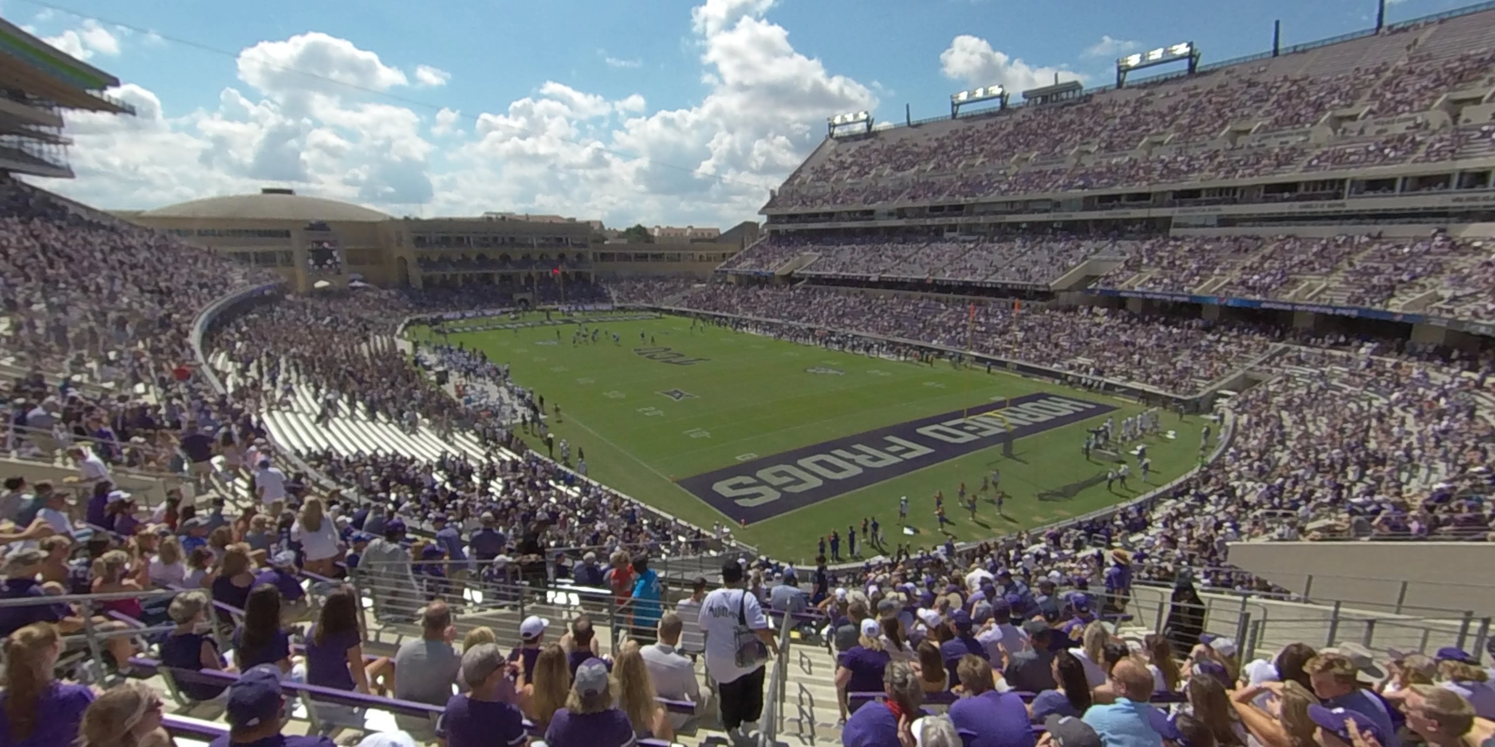 section 226 panoramic seat view  - amon carter stadium