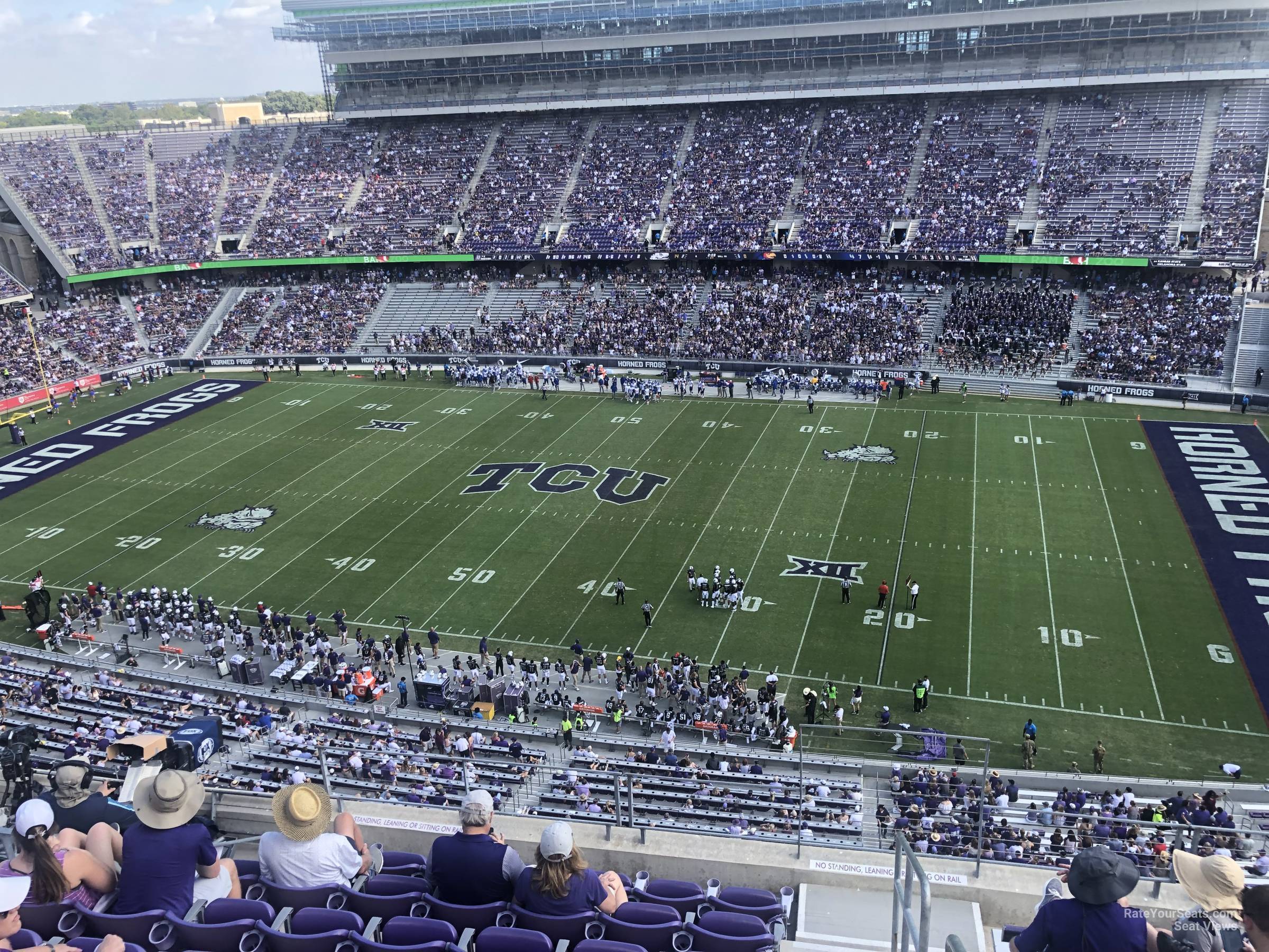 section 304, row g seat view  - amon carter stadium