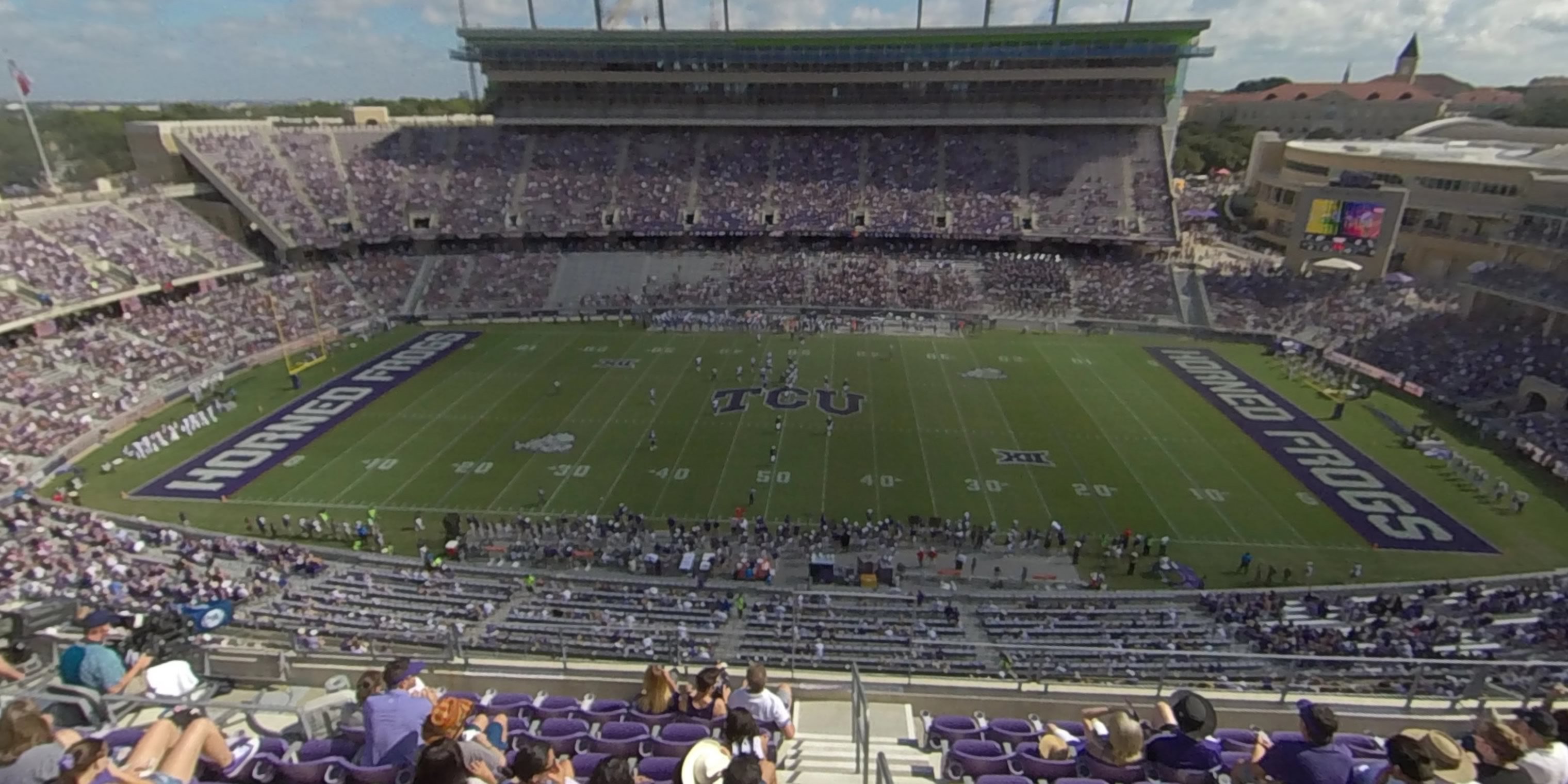 section 305 panoramic seat view  - amon carter stadium