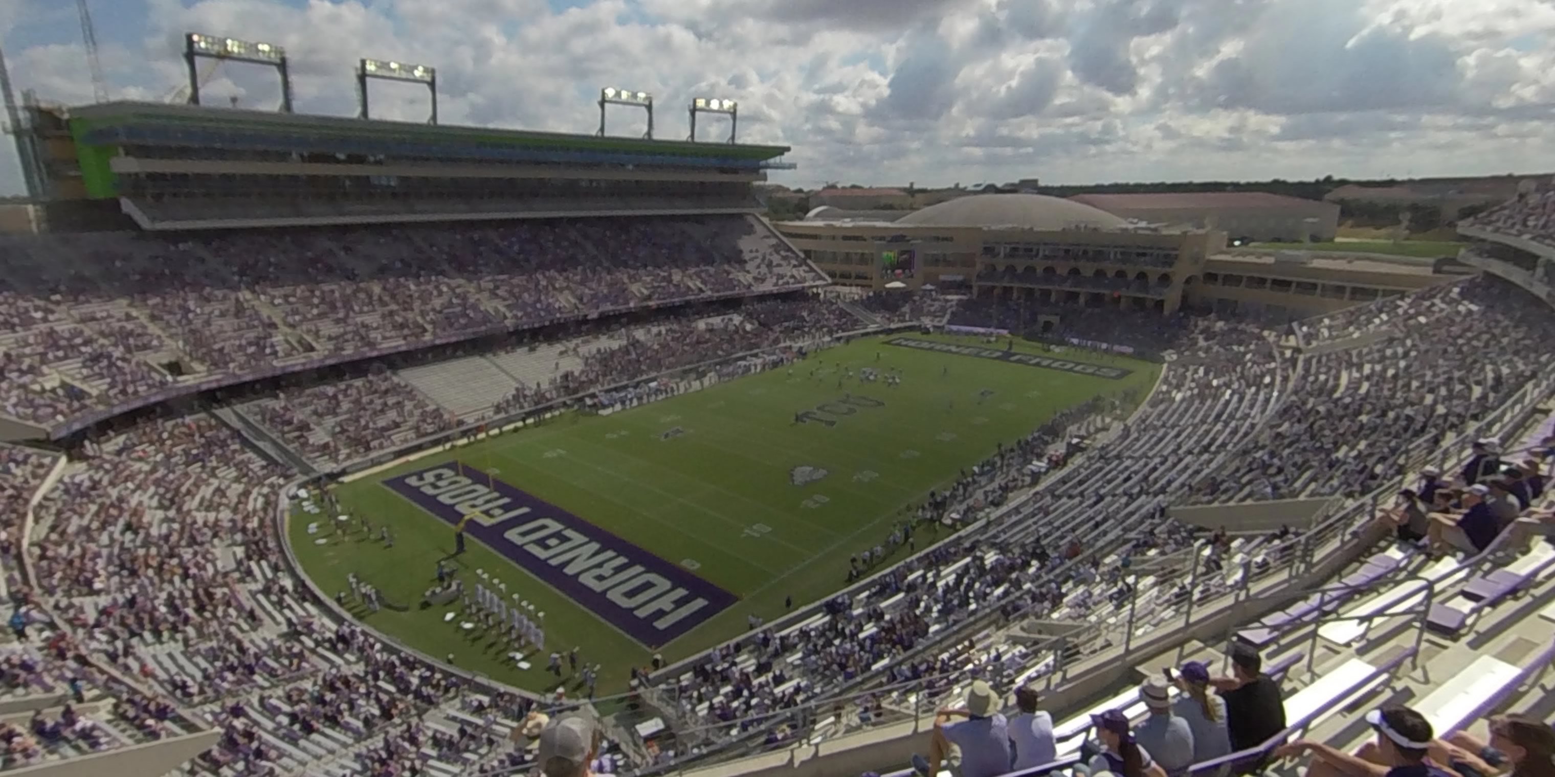 section 313 panoramic seat view  - amon carter stadium