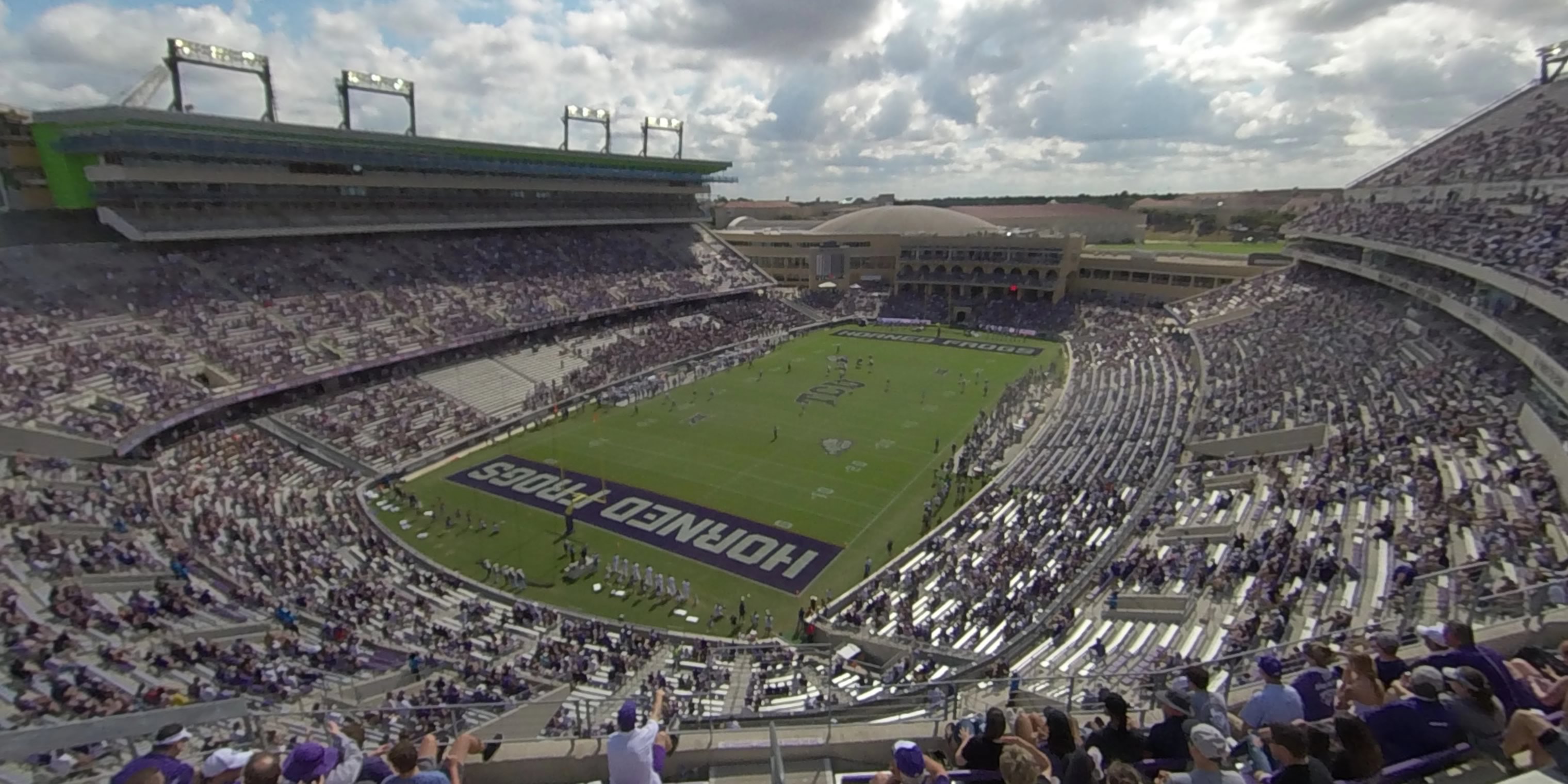 section 315 panoramic seat view  - amon carter stadium