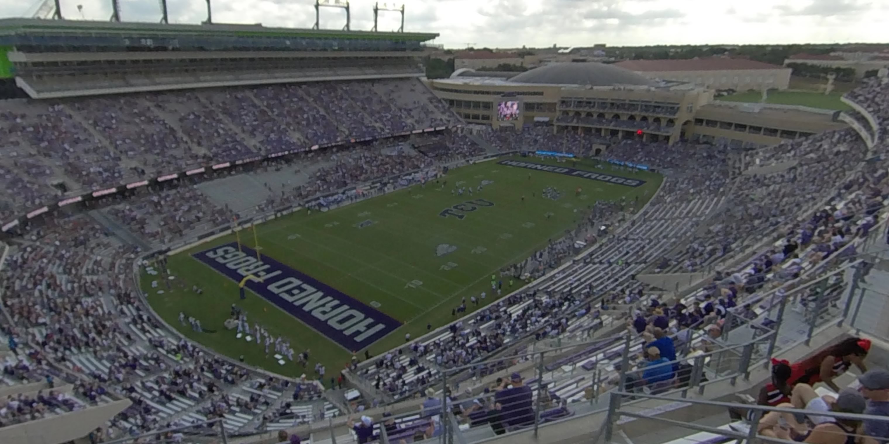 section 413 panoramic seat view  - amon carter stadium