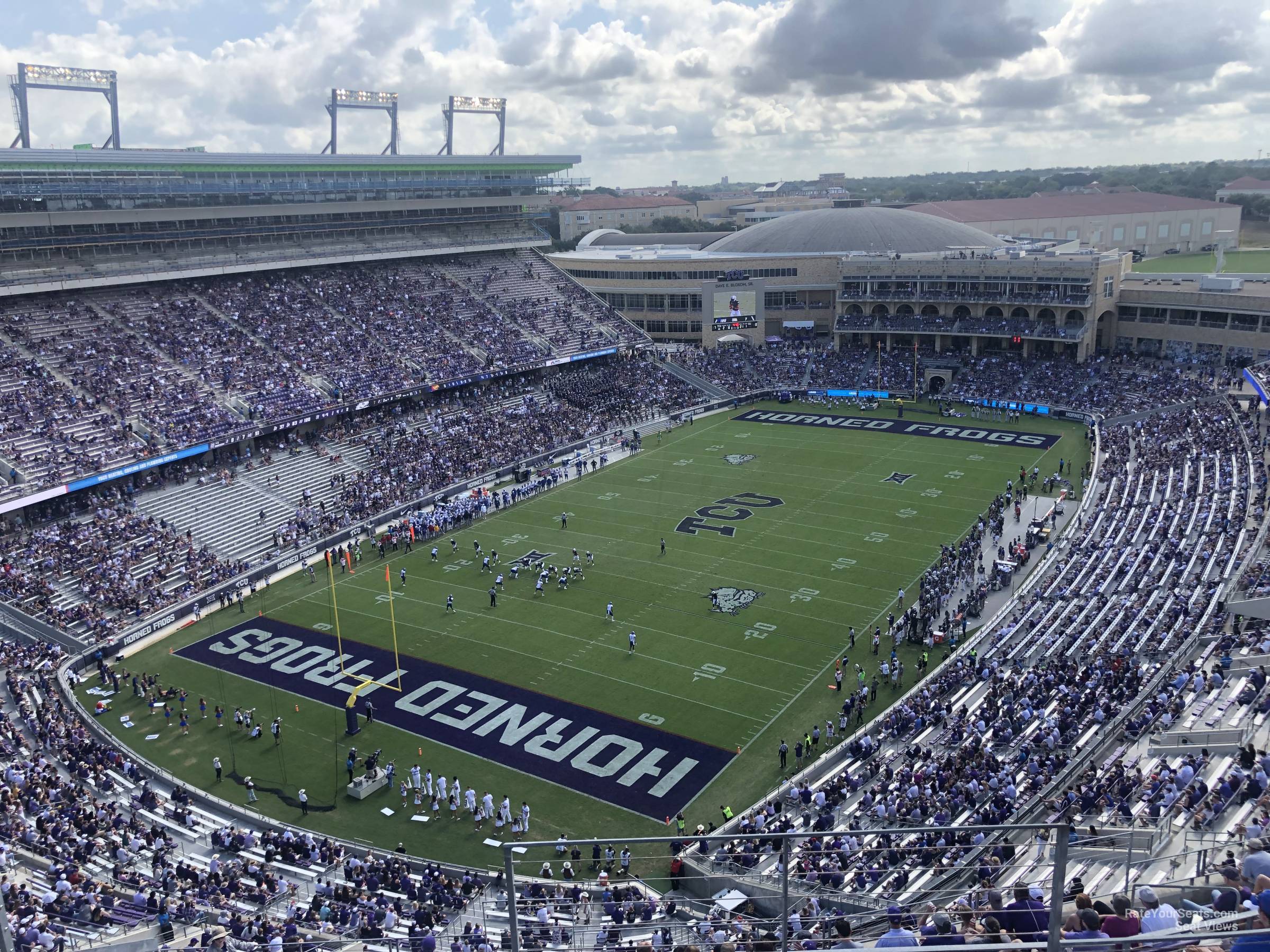 section 415, row e seat view  - amon carter stadium