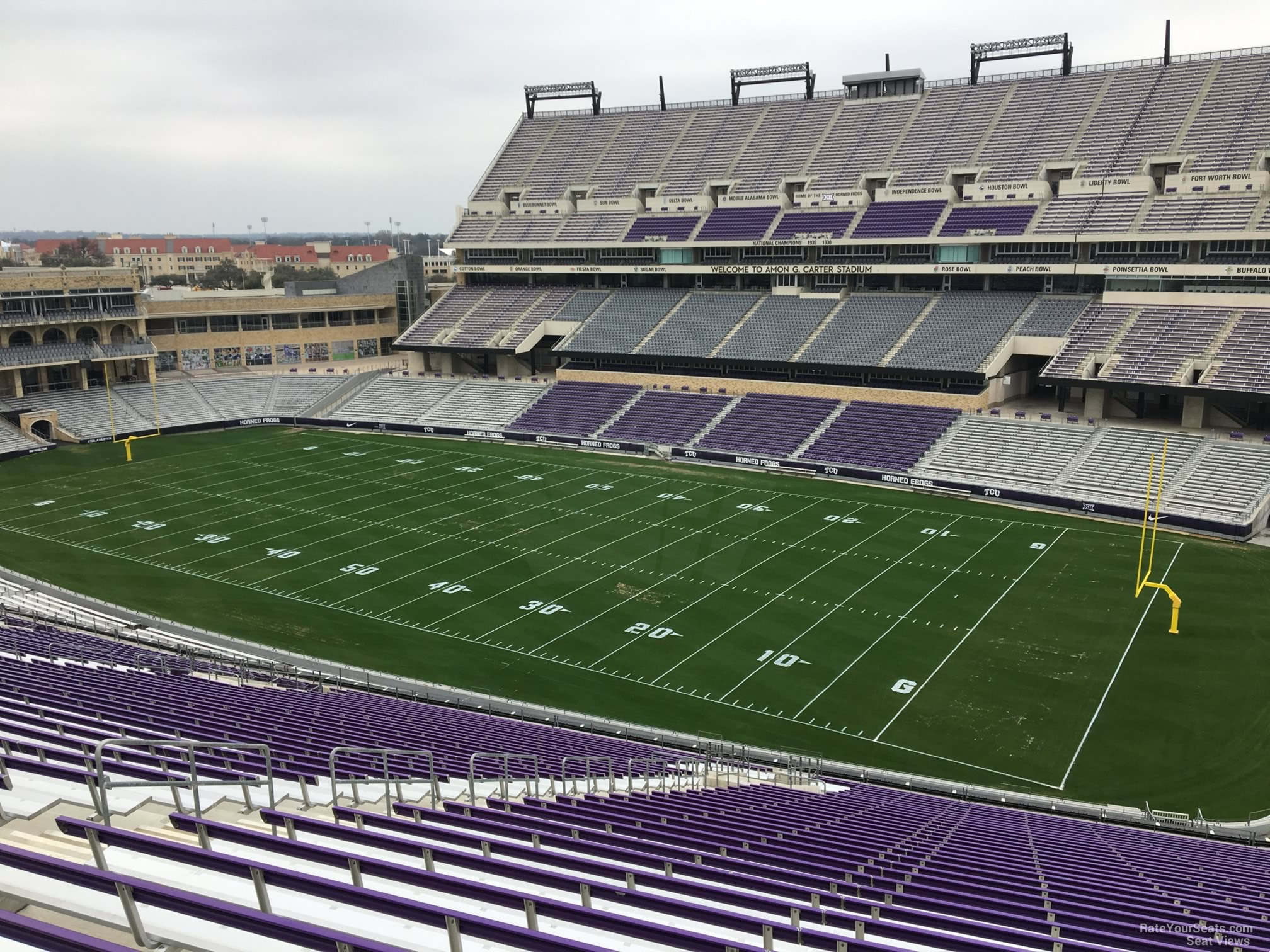 Seating Chart Amon Carter Stadium