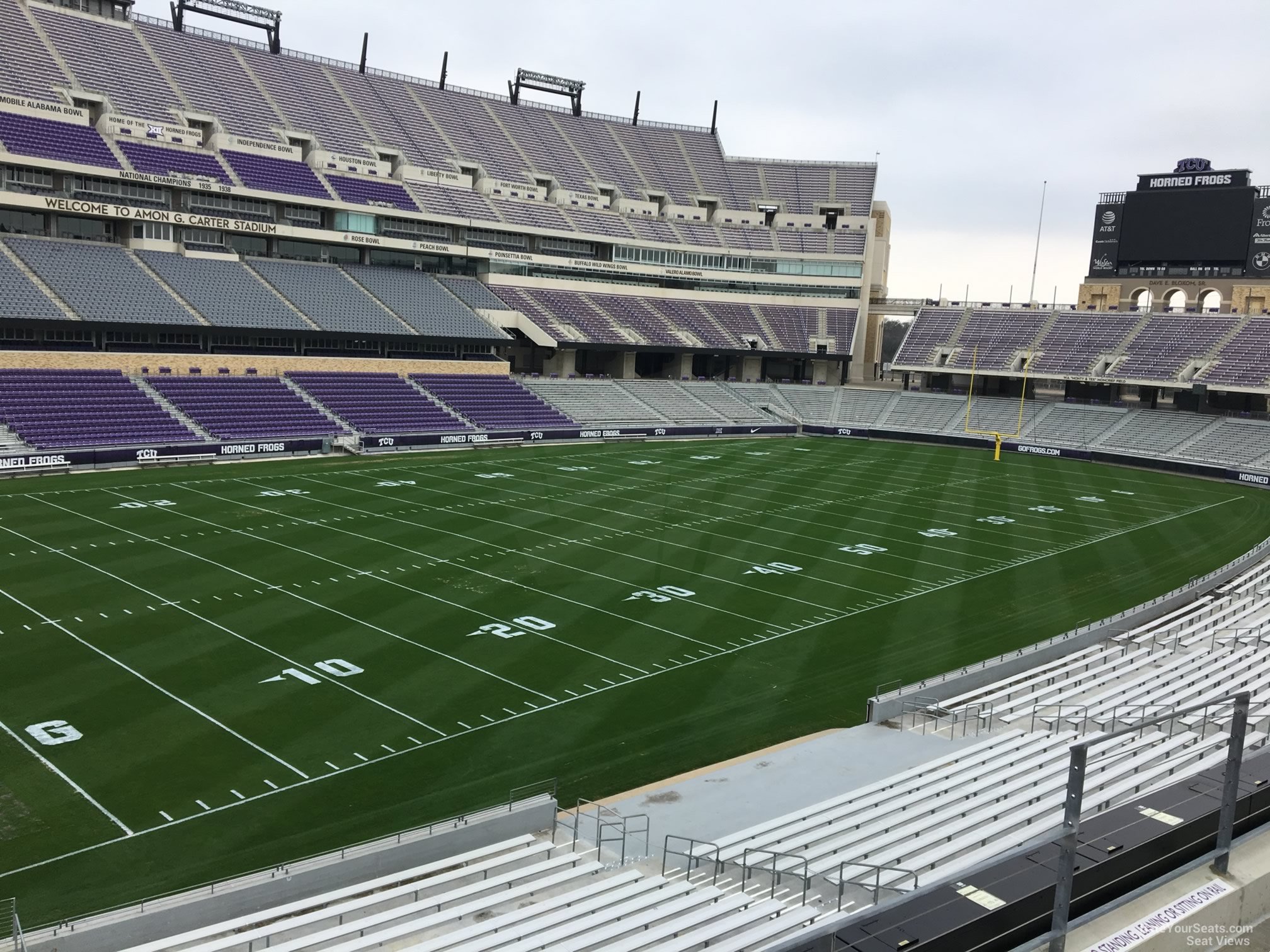 section 238, row c seat view  - amon carter stadium