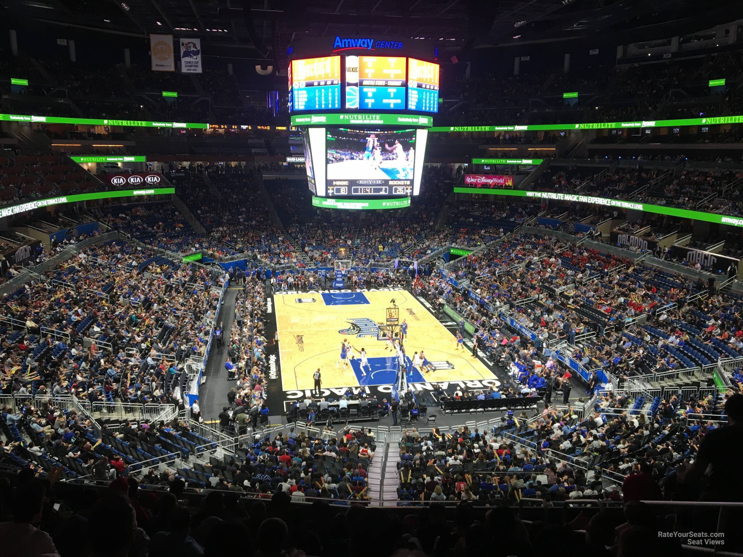 section 111a, row 28 seat view  for basketball - amway center
