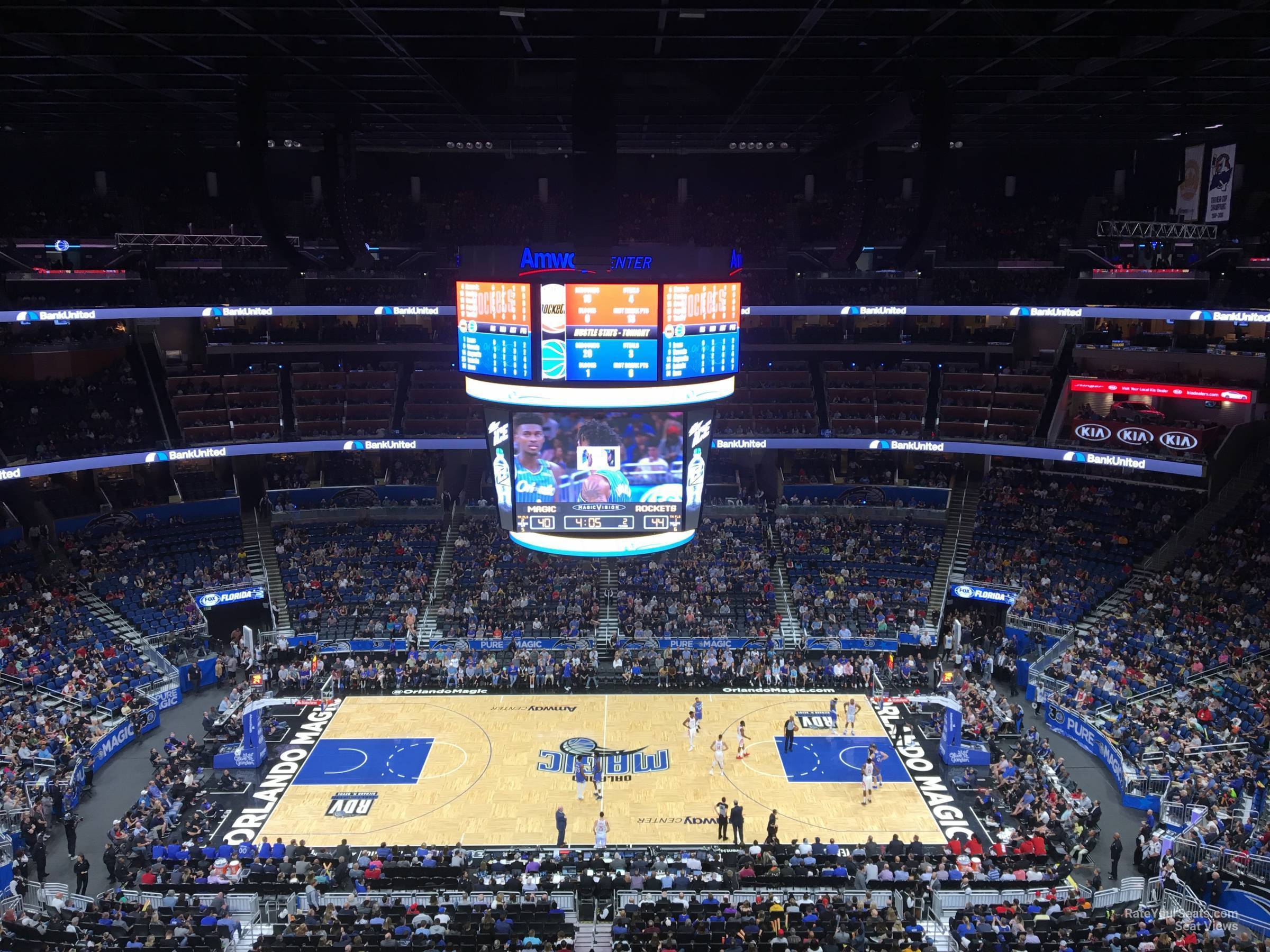 section 209, row 5 seat view  for basketball - amway center