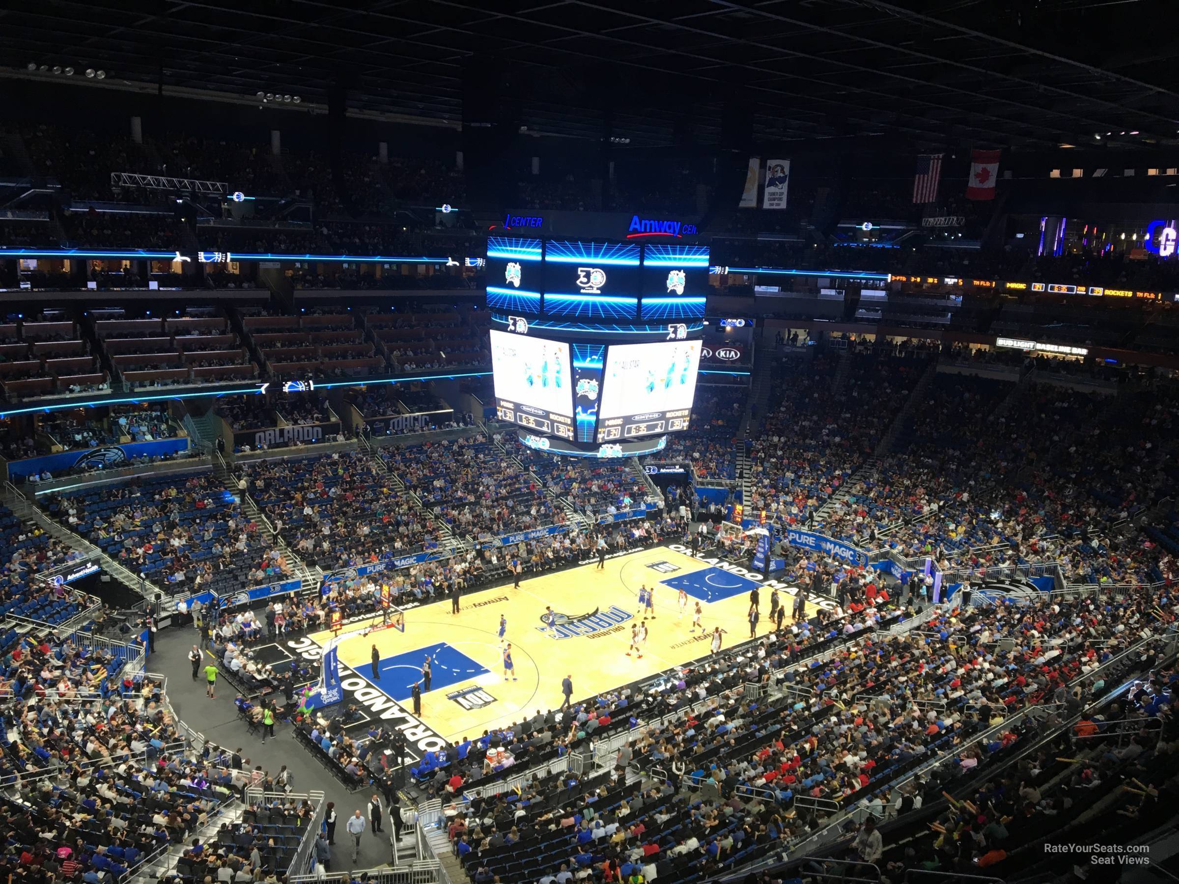 section 212, row 5 seat view  for basketball - kia center