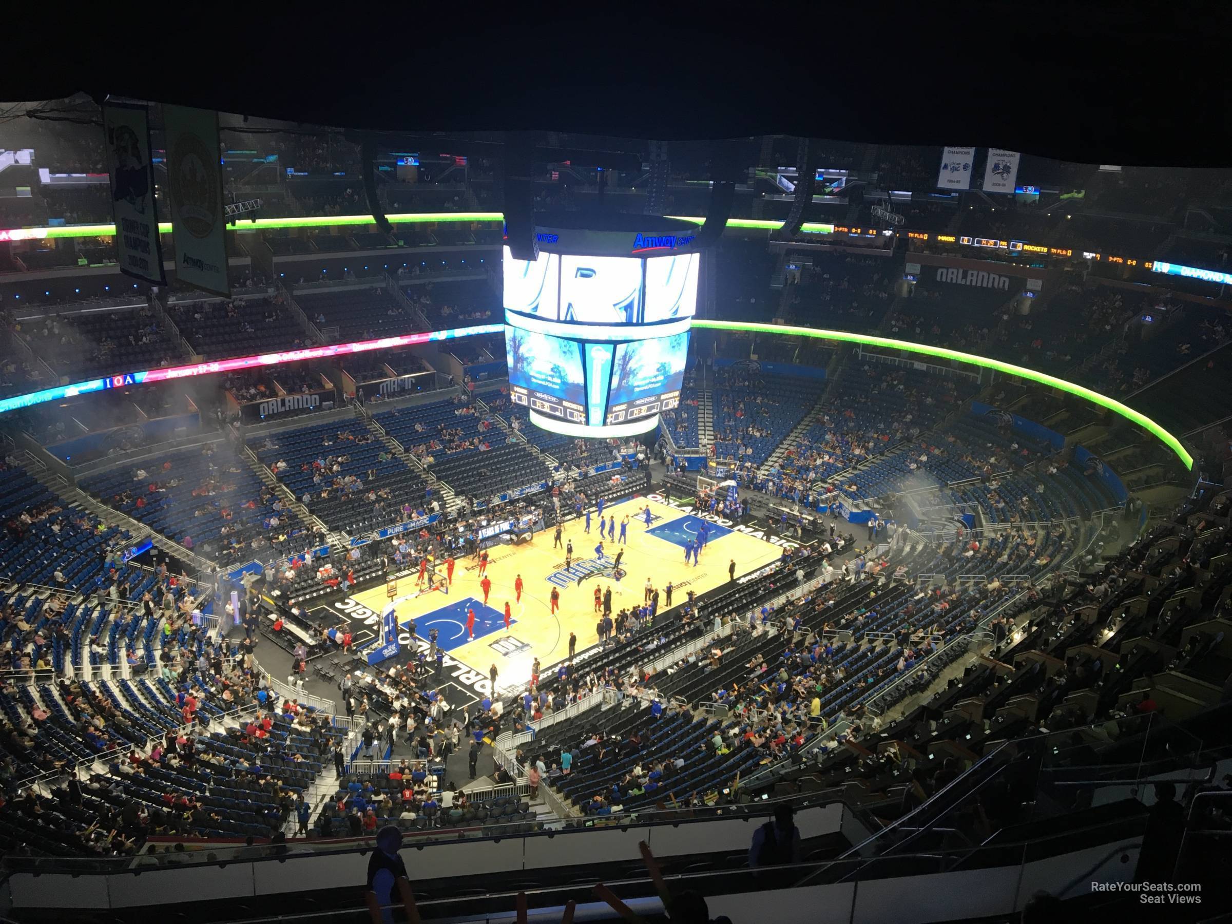 section 229, row 16 seat view  for basketball - kia center