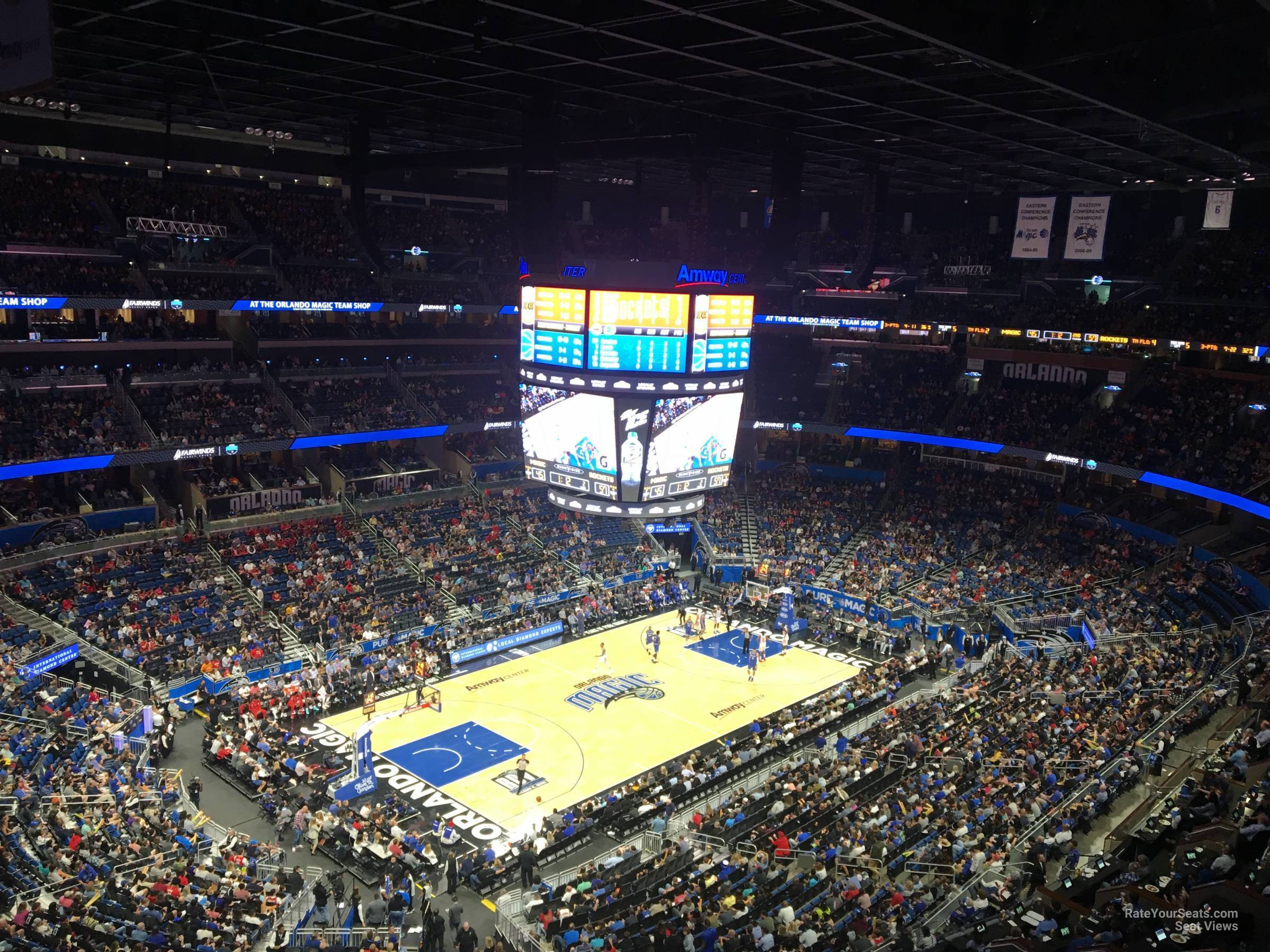 section 229, row 5 seat view  for basketball - kia center