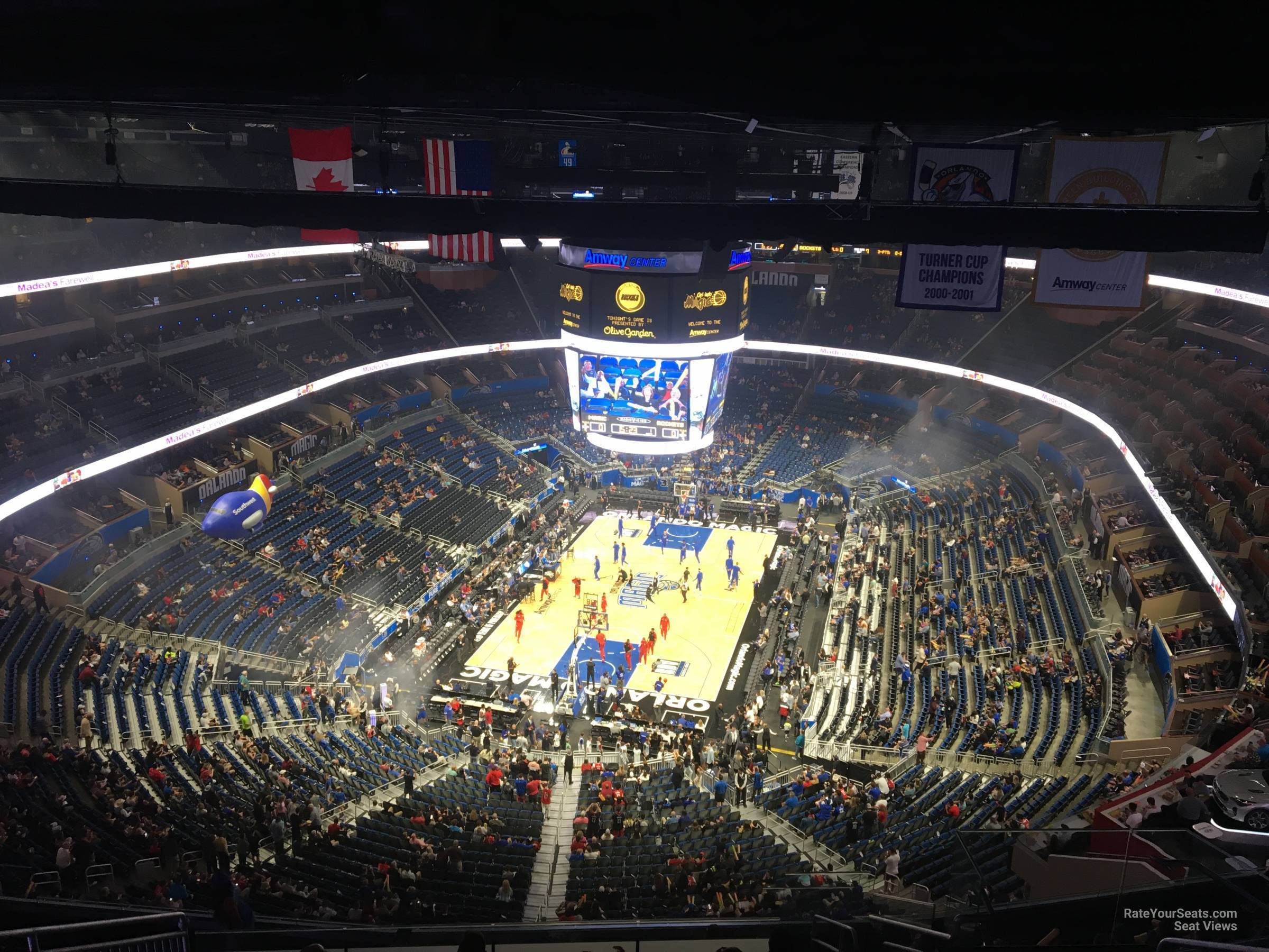 section 232, row 16 seat view for basketball - kia center