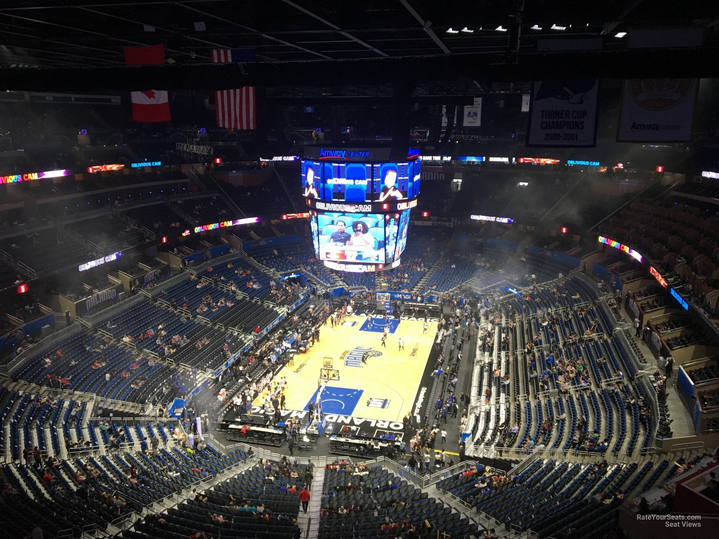 section 232, row 8 seat view for basketball - kia center