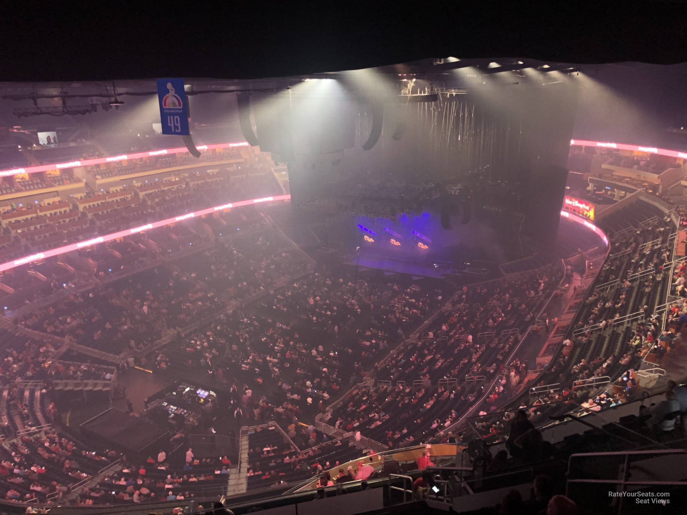 Amway Center Section 214 Concert Seating