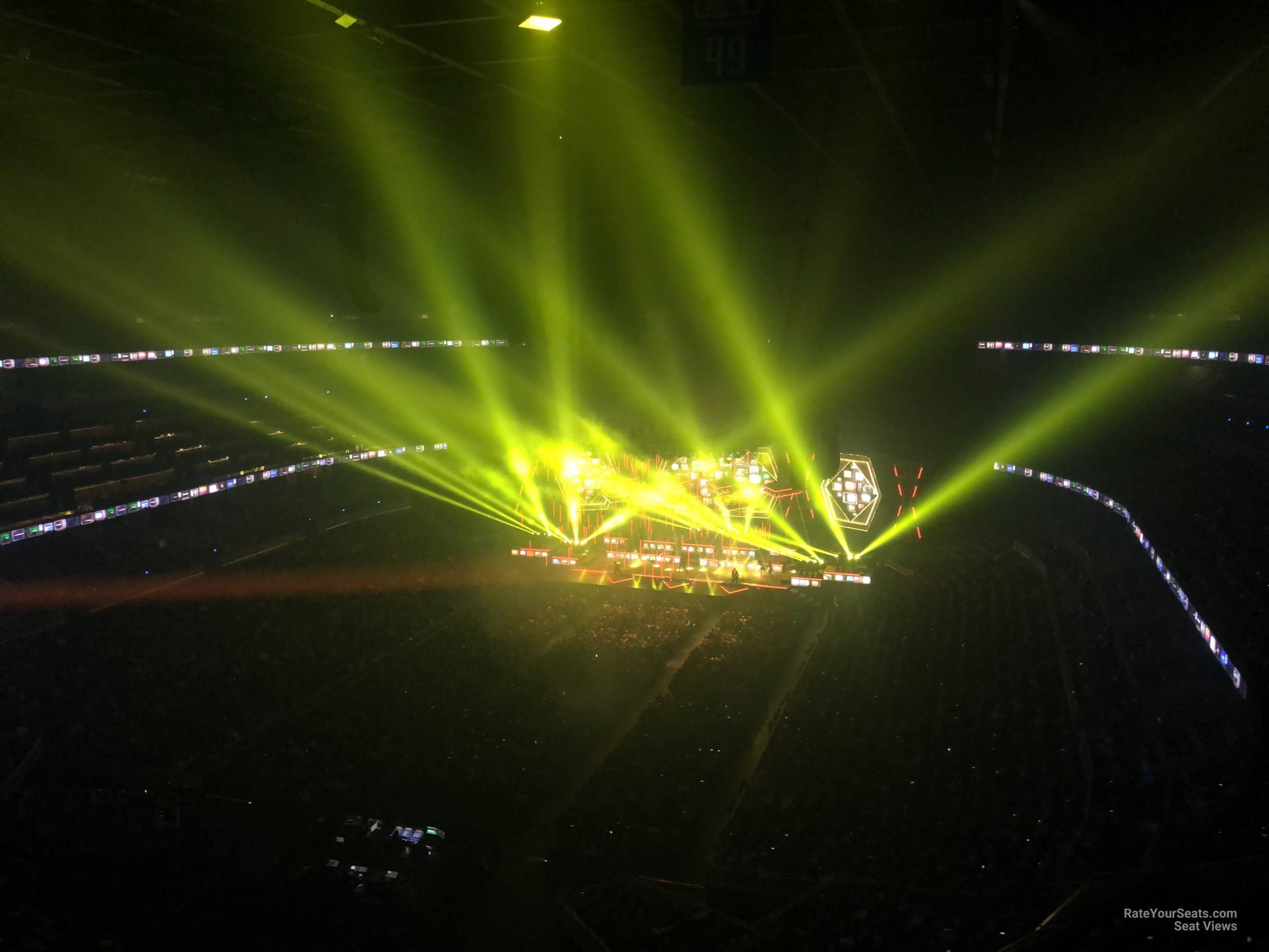 section 215, row 3 seat view  for concert - amway center