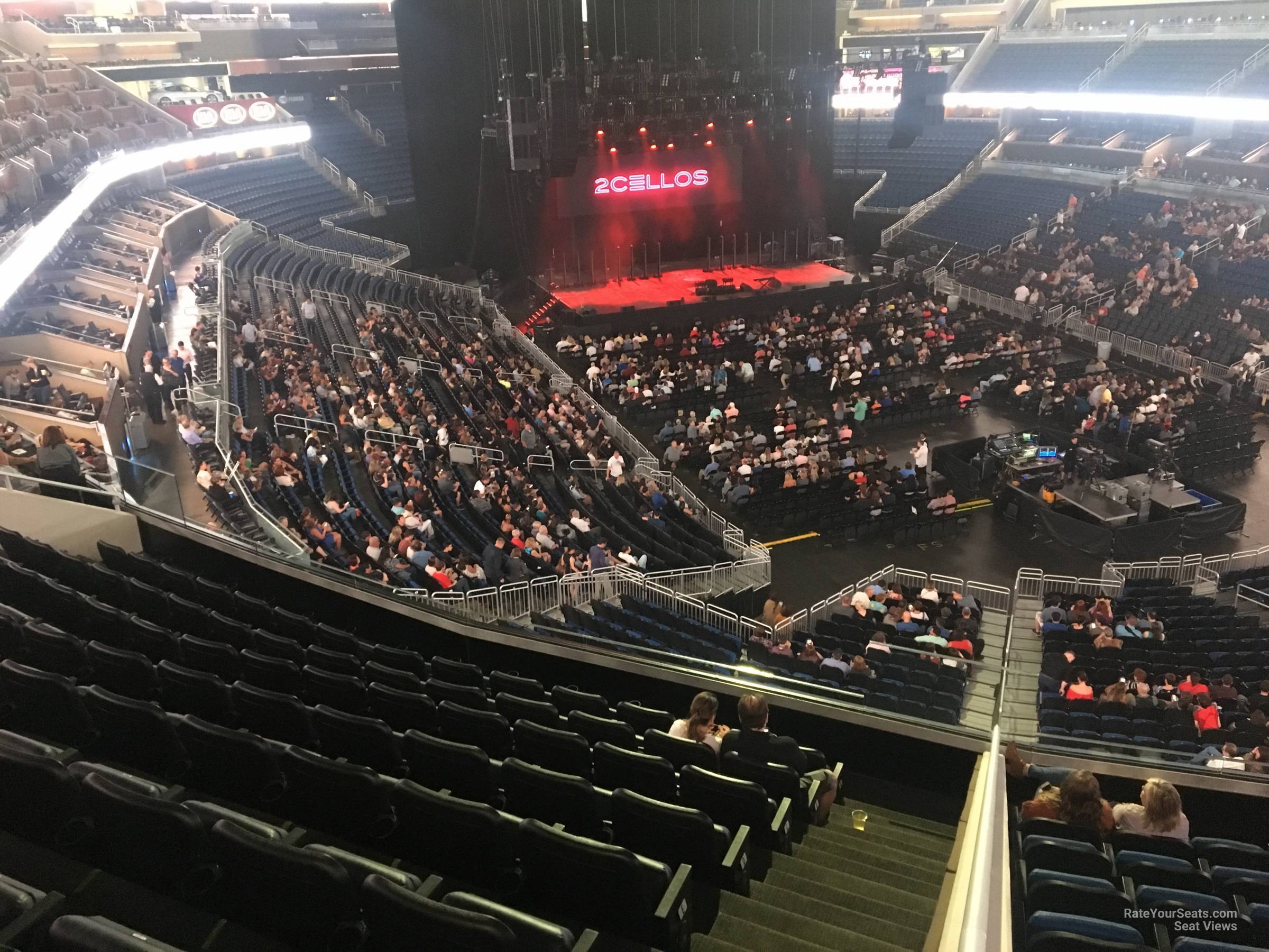 legends suite b, row g seat view  for concert - kia center