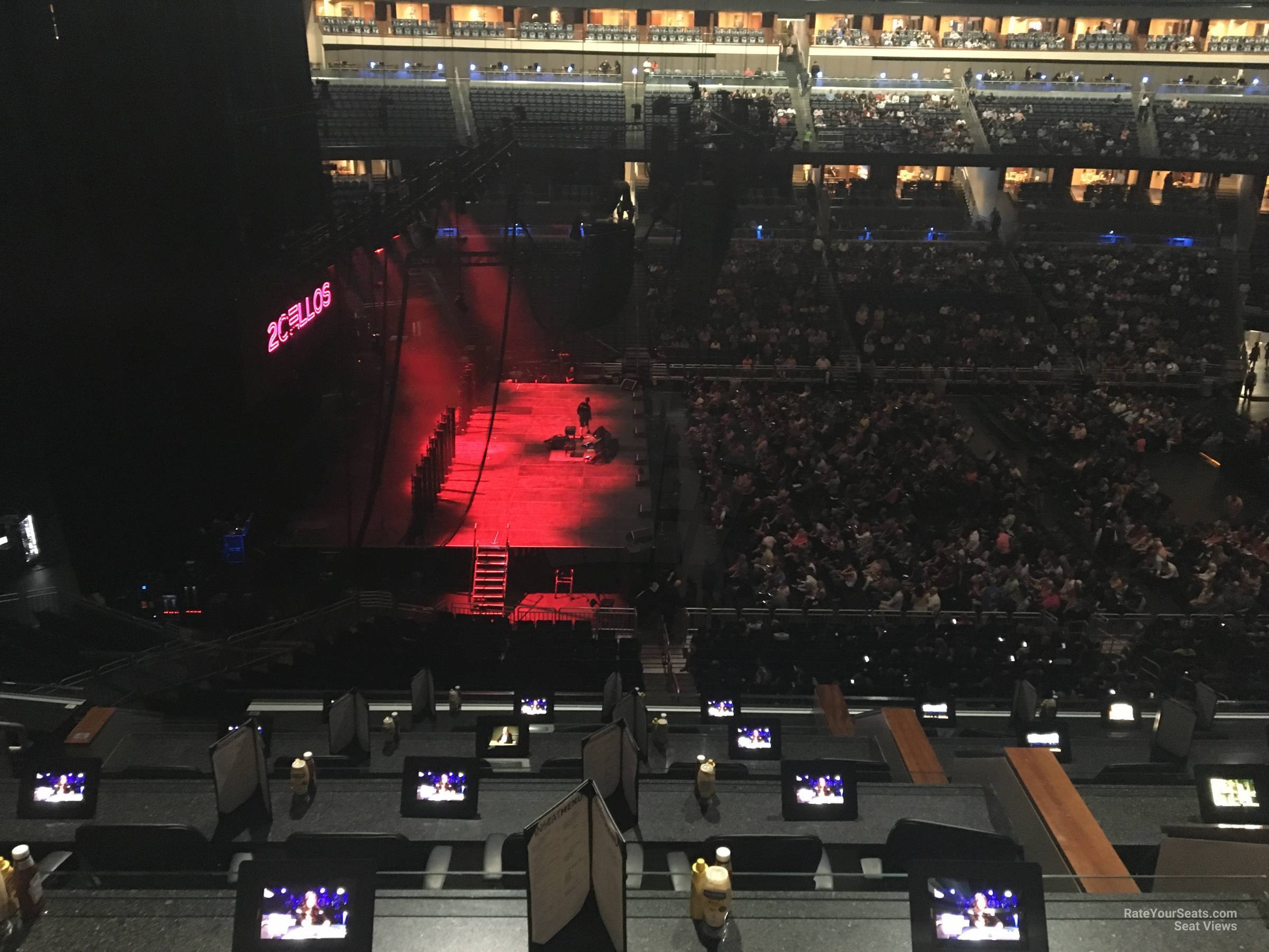 section j, row 5 seat view  for concert - kia center