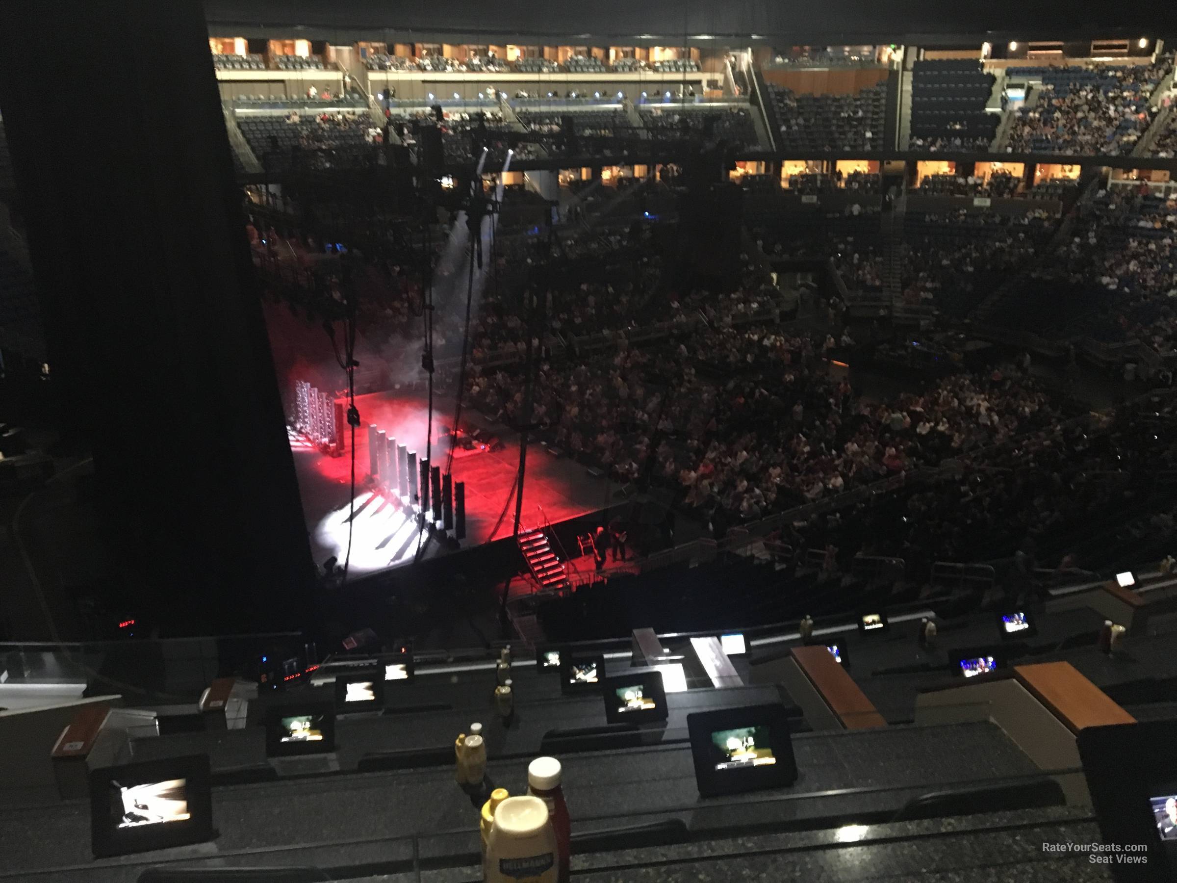 section n, row 5 seat view  for concert - amway center
