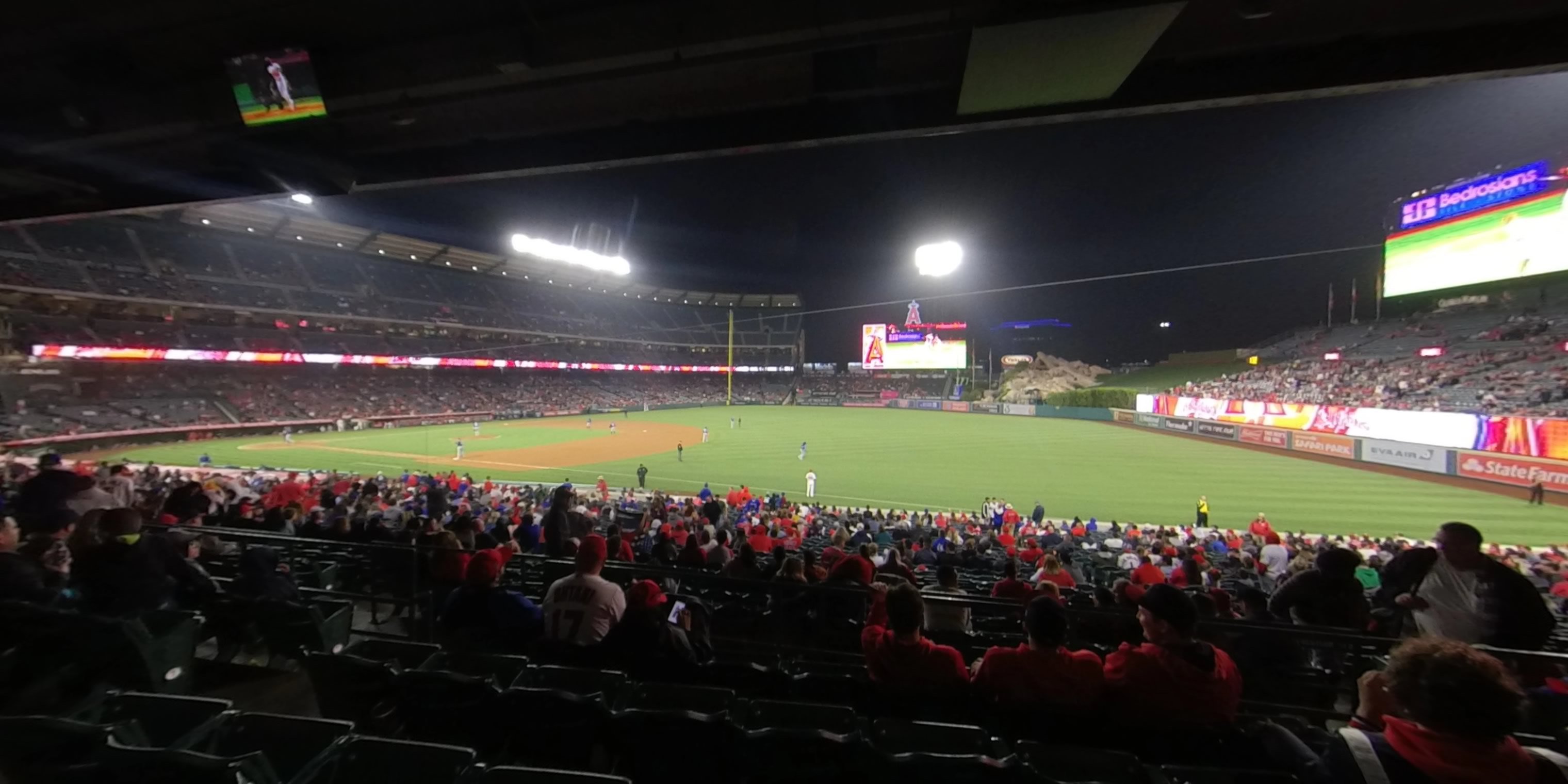 section 226 panoramic seat view  - angel stadium