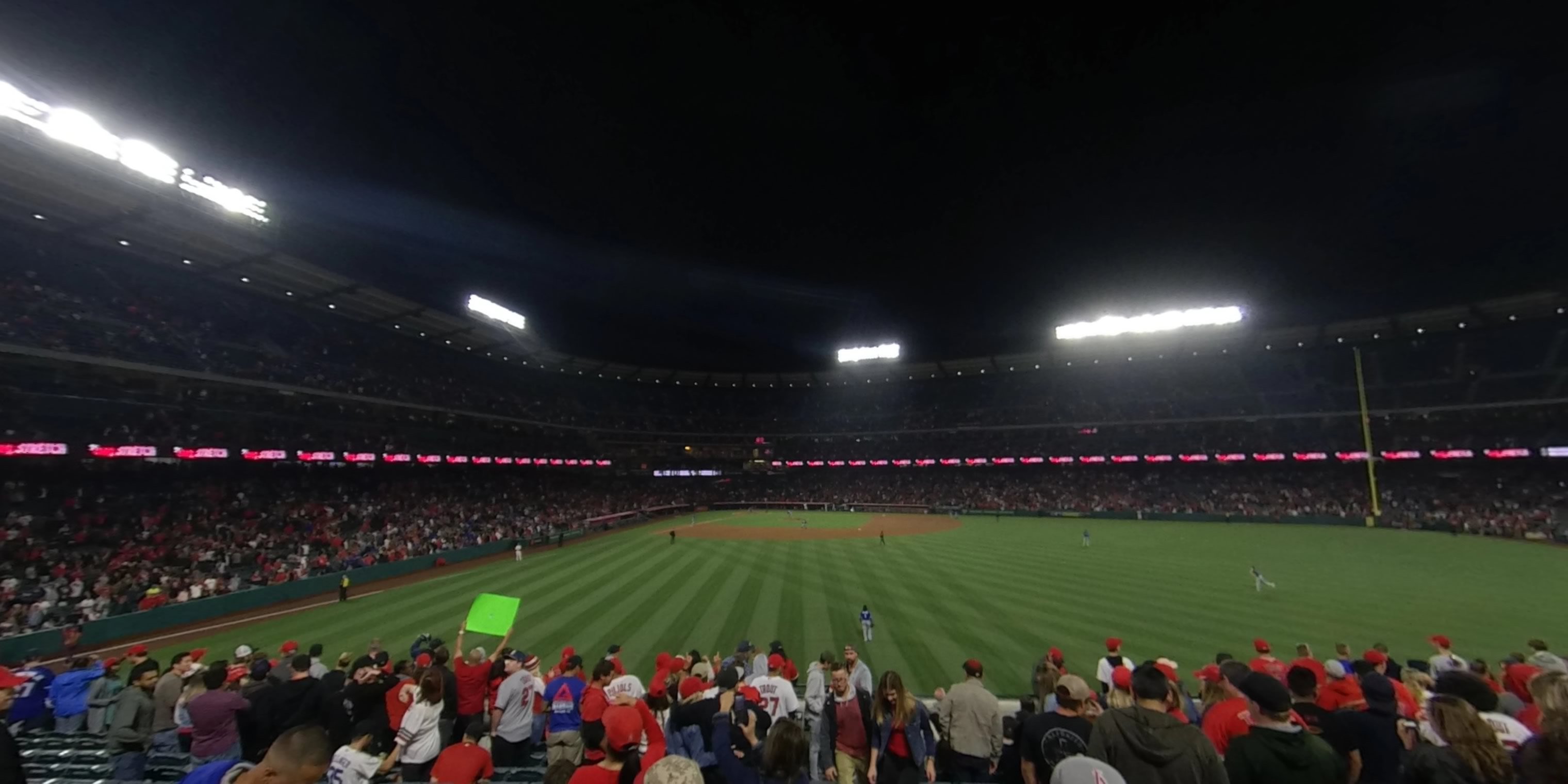 section 237 panoramic seat view  - angel stadium