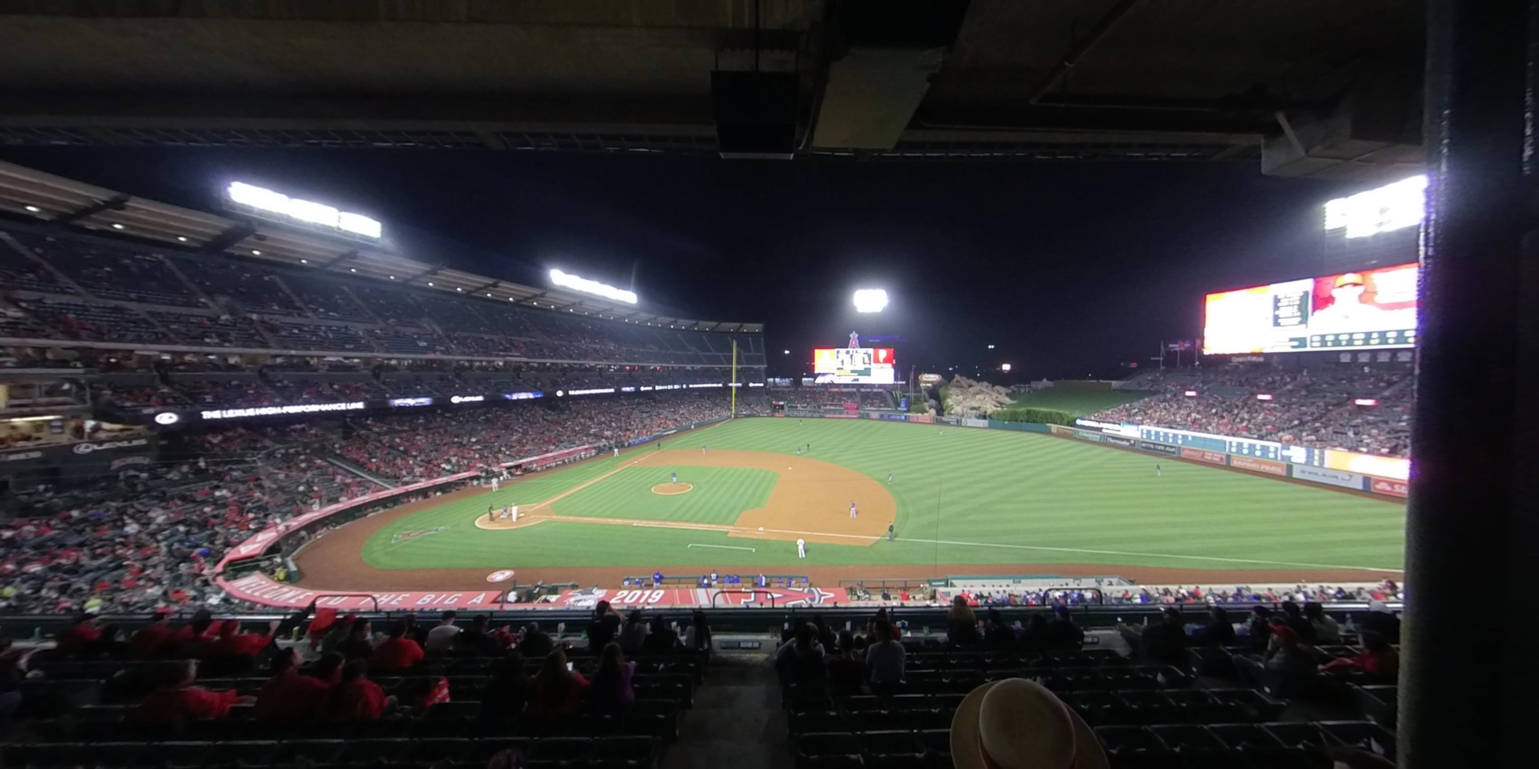 section 334 panoramic seat view  - angel stadium